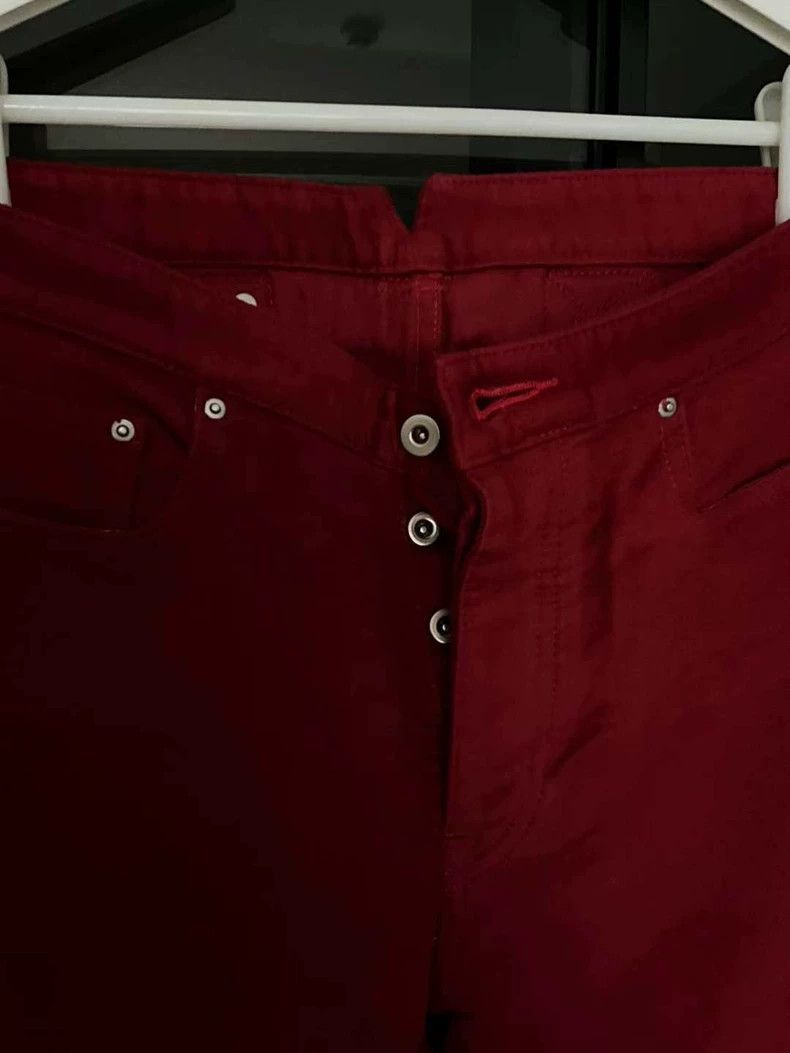 Thom Browne Thom Browne size 0 Wine red velvet trousers Size US 38 / EU 54 - 3 Thumbnail