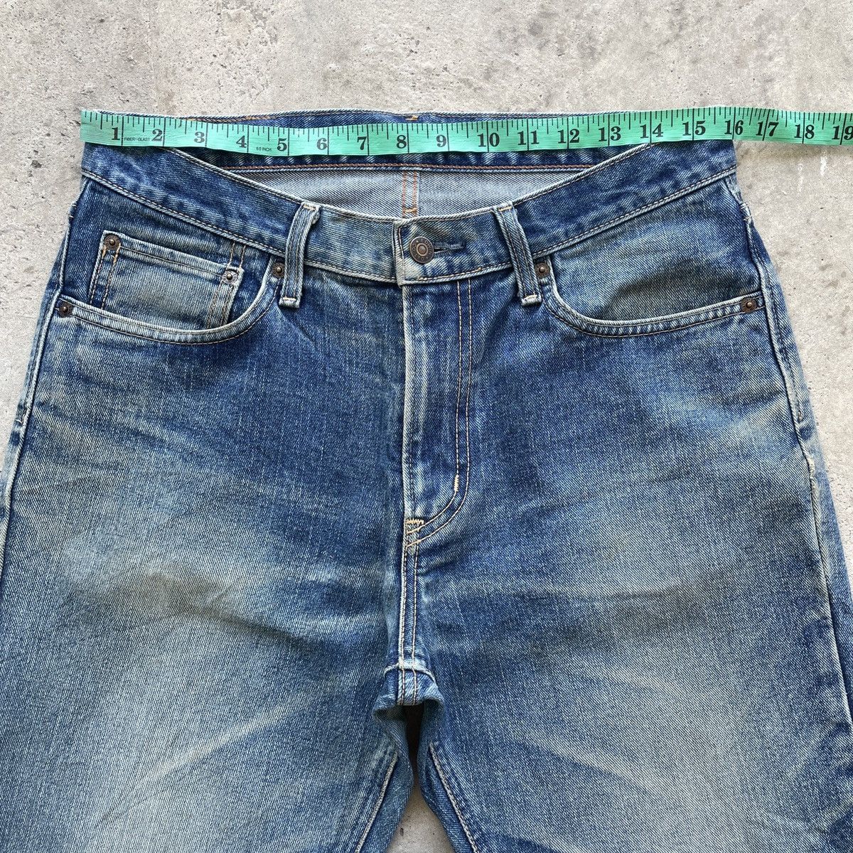 Edwin Vintage Edwin Jeans MudWash Ripped Faded Denim Pants W32 Size US 32 / EU 48 - 5 Thumbnail
