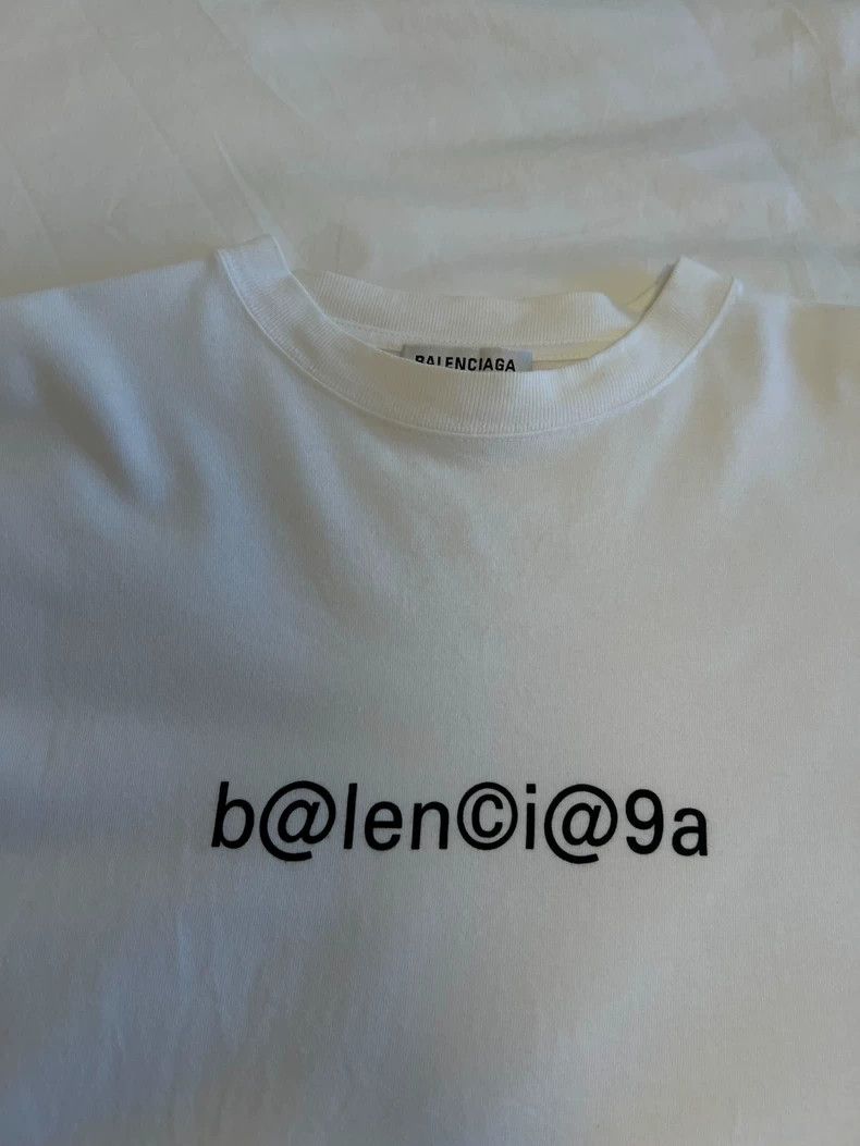 Balenciaga Balenciaga White letter logo short sleeve Size US XS / EU 42 / 0 - 3 Thumbnail