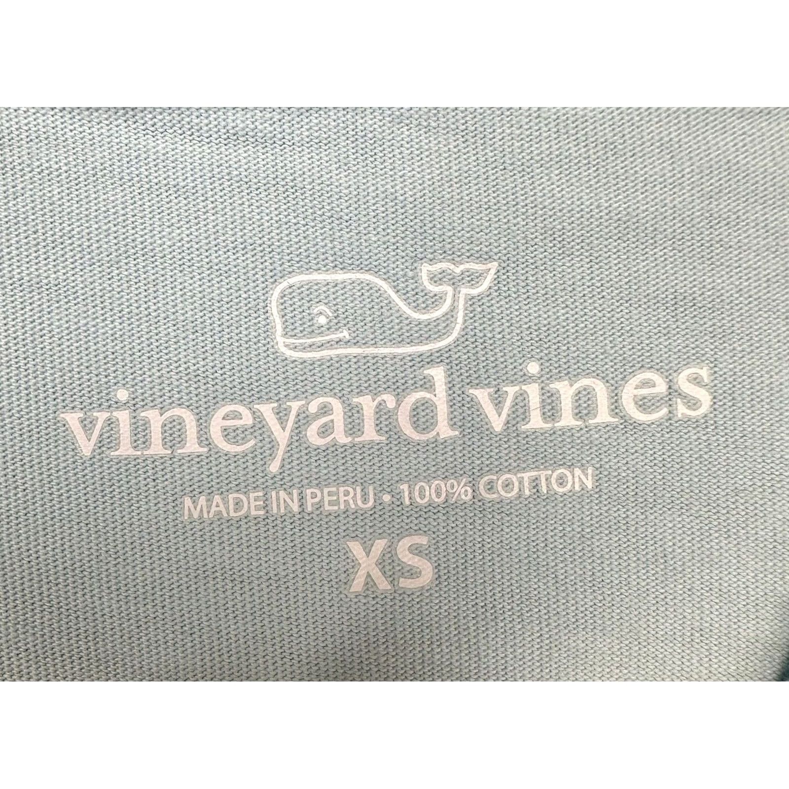 Vineyard Vines Vineyard Vines Pocket Tee Shirt Mens XS Light Blue Graphic Print Pocket Tee T-Shirt Short Sleeve Crew Neck Size US XS / EU 42 / 0 - 5 Thumbnail