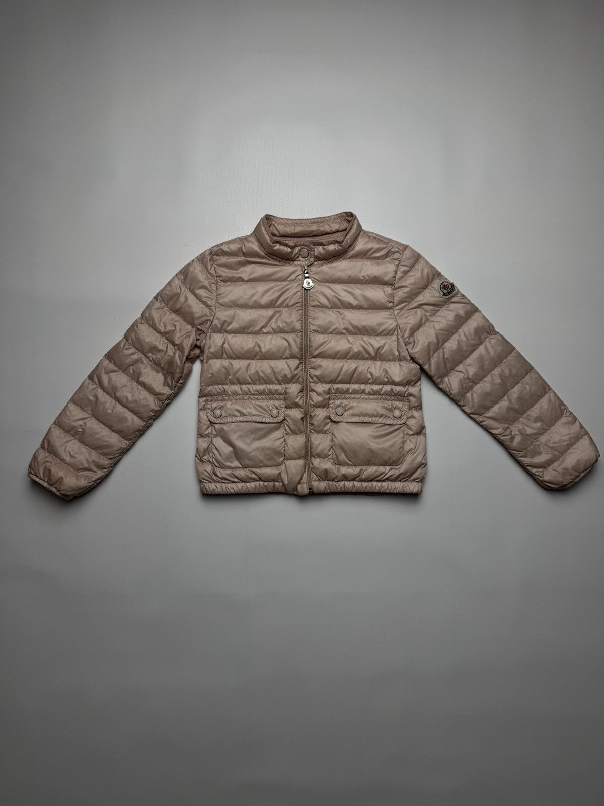 Moncler Authentic Moncler Kids Down Jacket – Beige – Size 6Y (115cm) Size XXS / US 00 / IT 34 - 1 Thumbnail