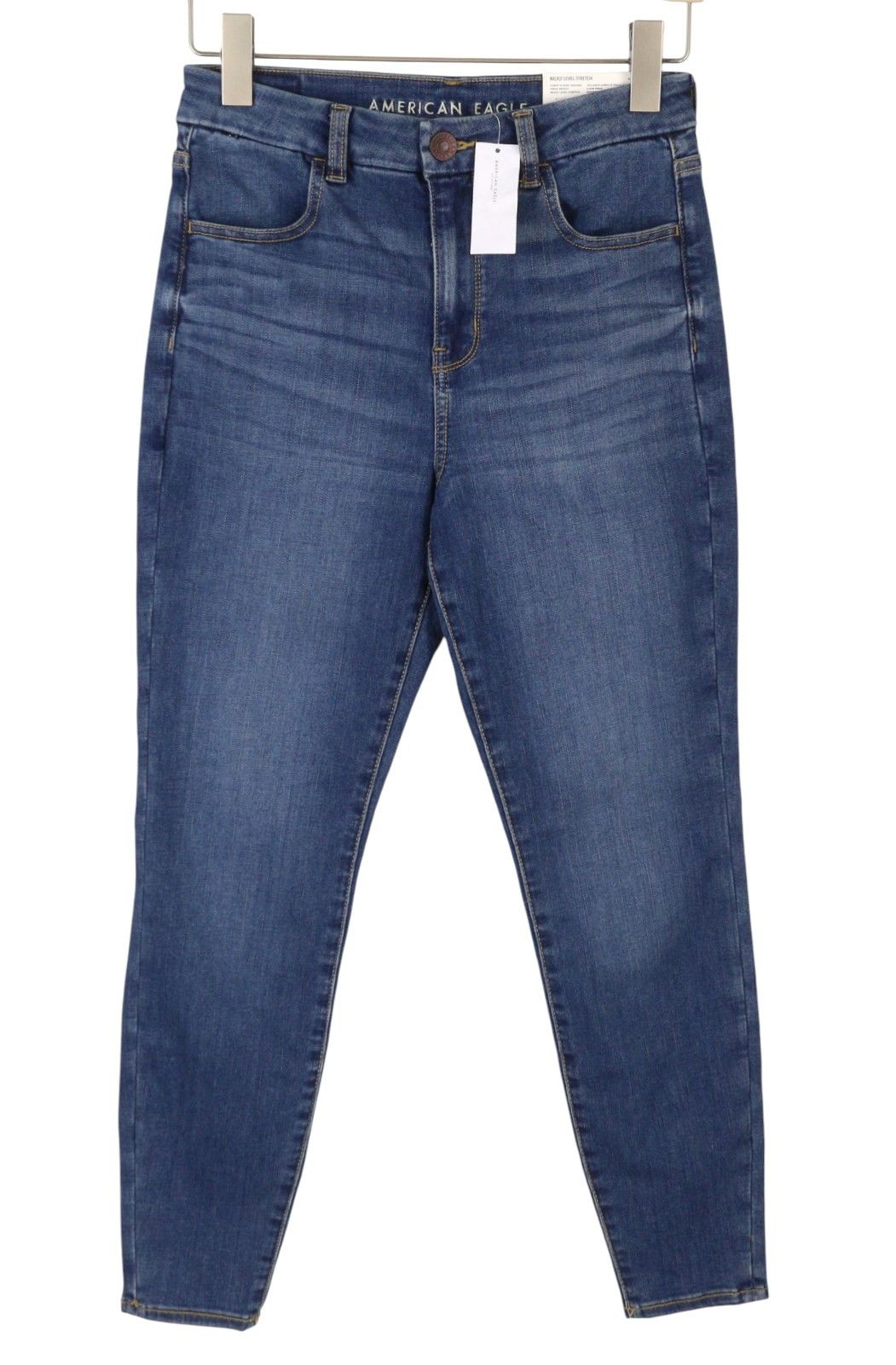 American Eagle Outfitters CURVY HI-RISE JEGGING W29 Bright Jeans 88964 Size 29" - 2 Thumbnail