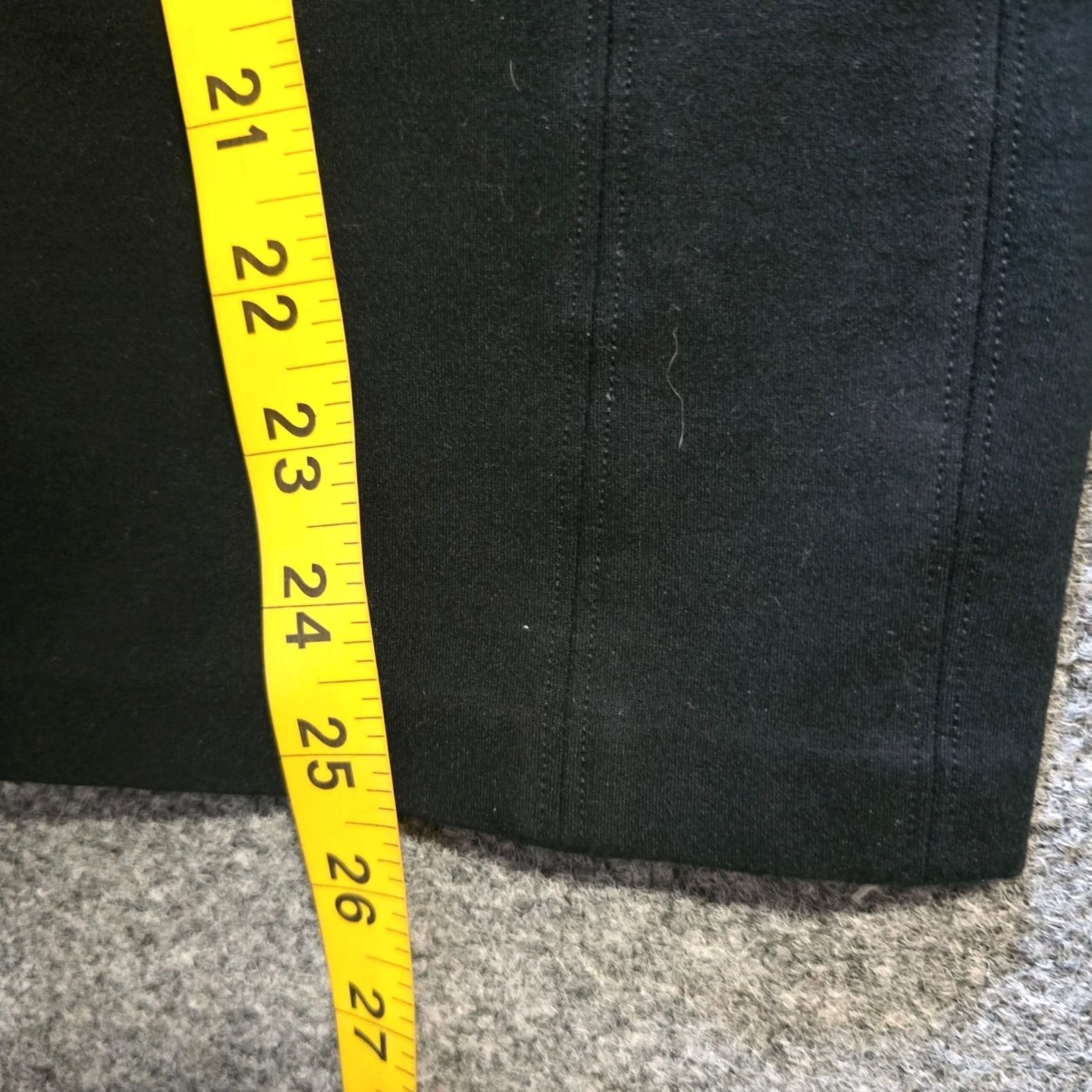 Spanx Spanx Pants Womens Size Large Black Cropped Straight Leg Stretch Mid Rise Casual Pants Size 36" / US 14 / IT 50 - 6 Thumbnail