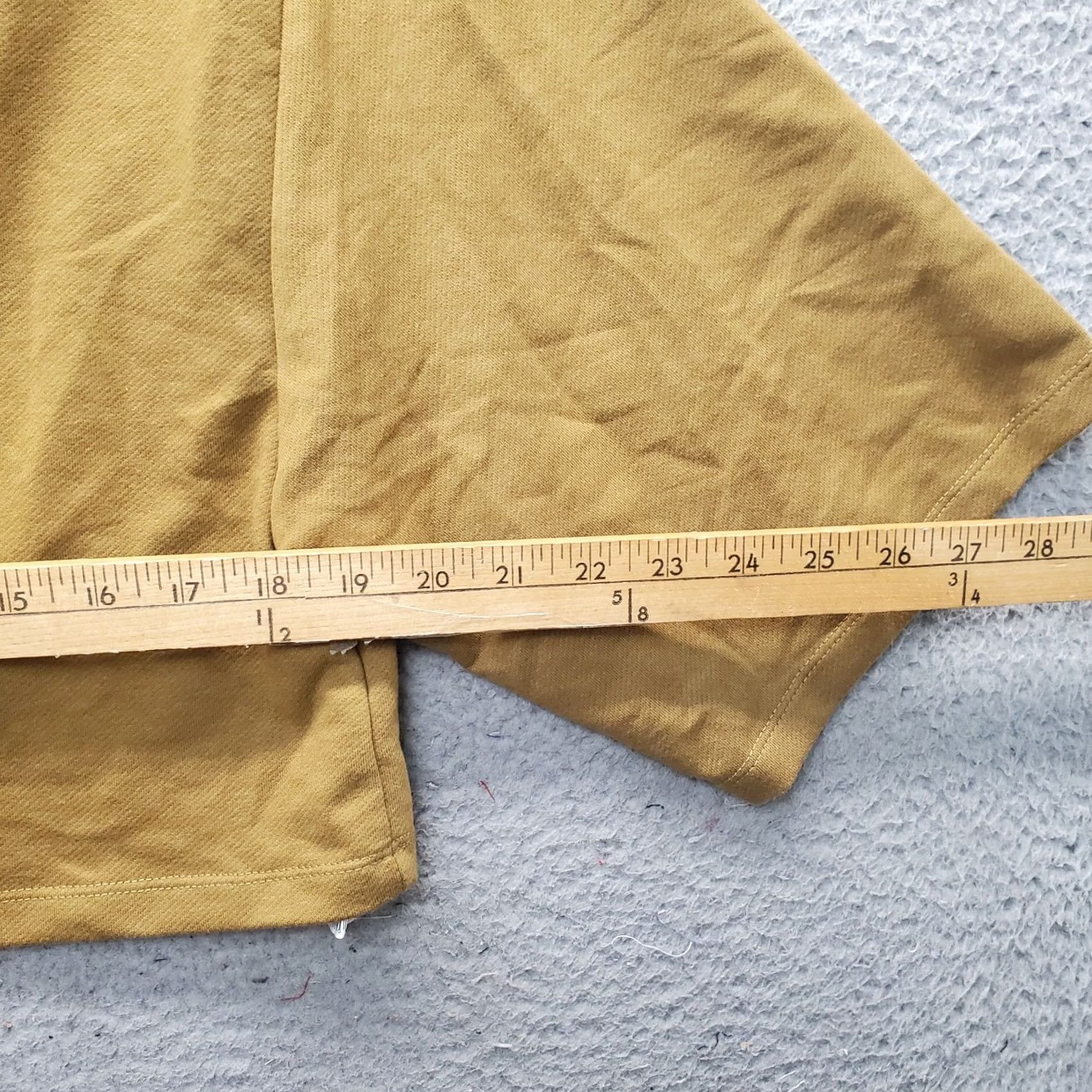 Zara Zara Trafaluc Cropped Top Womens Size S Brown Kimono Sleeve Ruffle Panel Crew Neck Size S / US 4 / IT 40 - 4 Thumbnail
