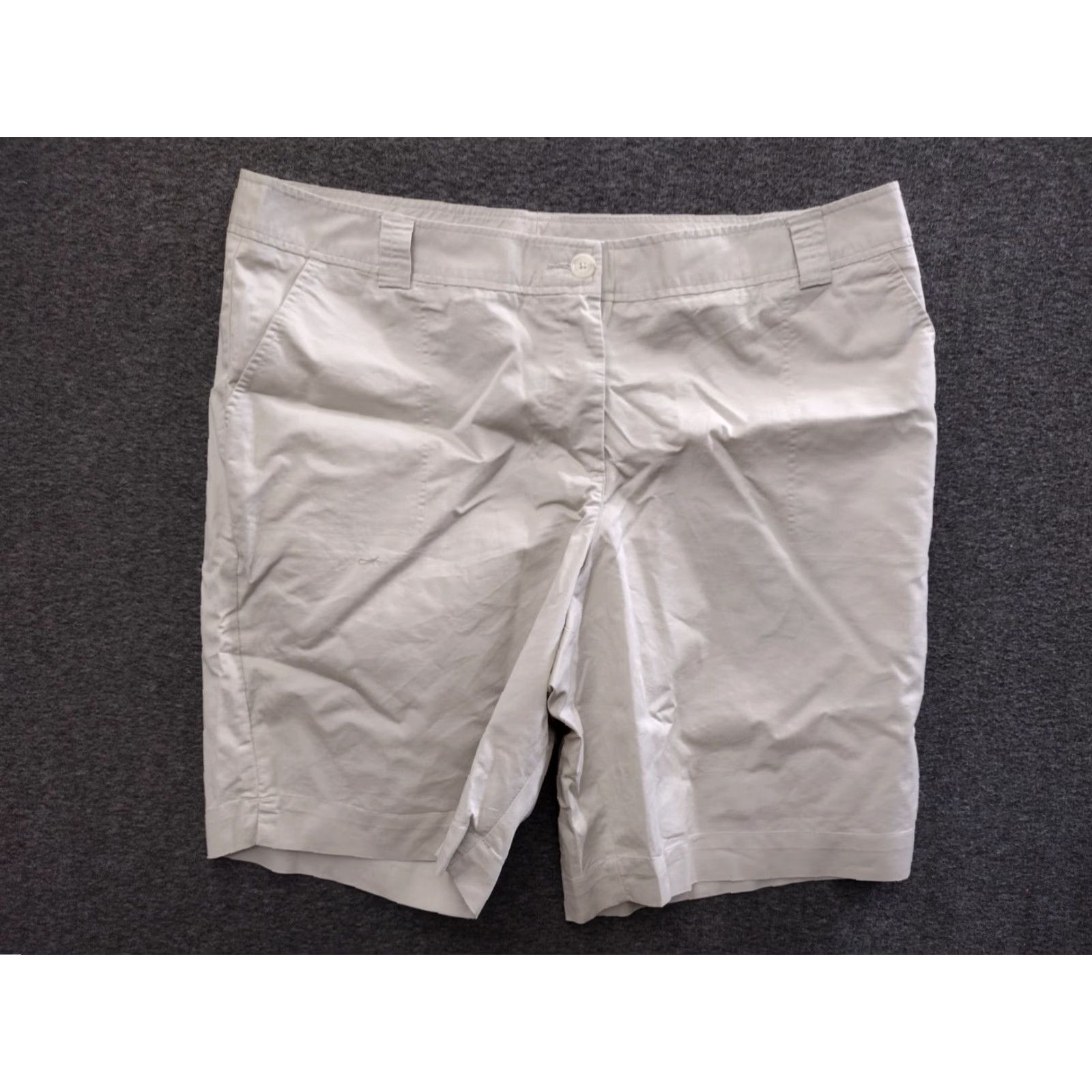 Vintage White Stag Khaki Shorts Chino Style Beige 20W Shirt Womens Size 42" / US 20 - 2 Thumbnail