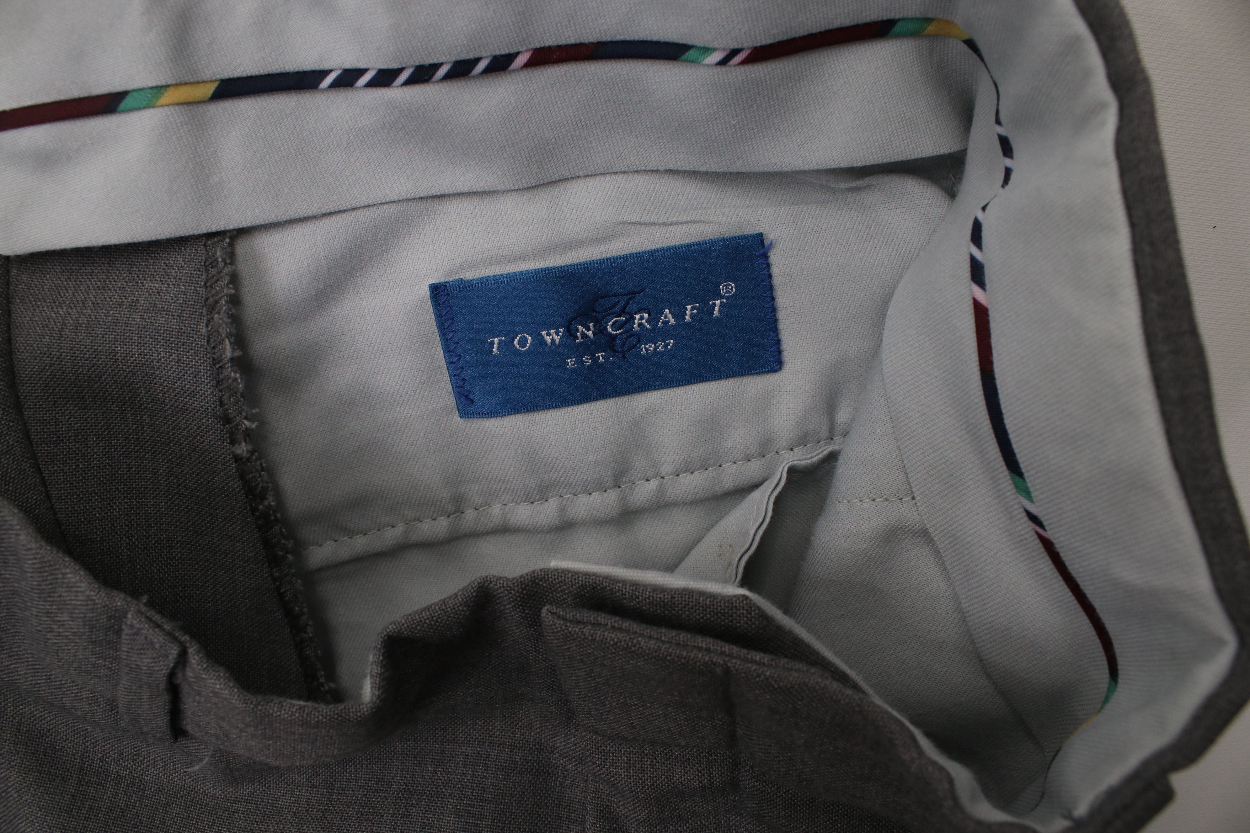 Vintage Vintage 90s Streetwear Flared Wide Leg Chino Pants Gray USA Size US 30 / EU 46 - 8 Thumbnail