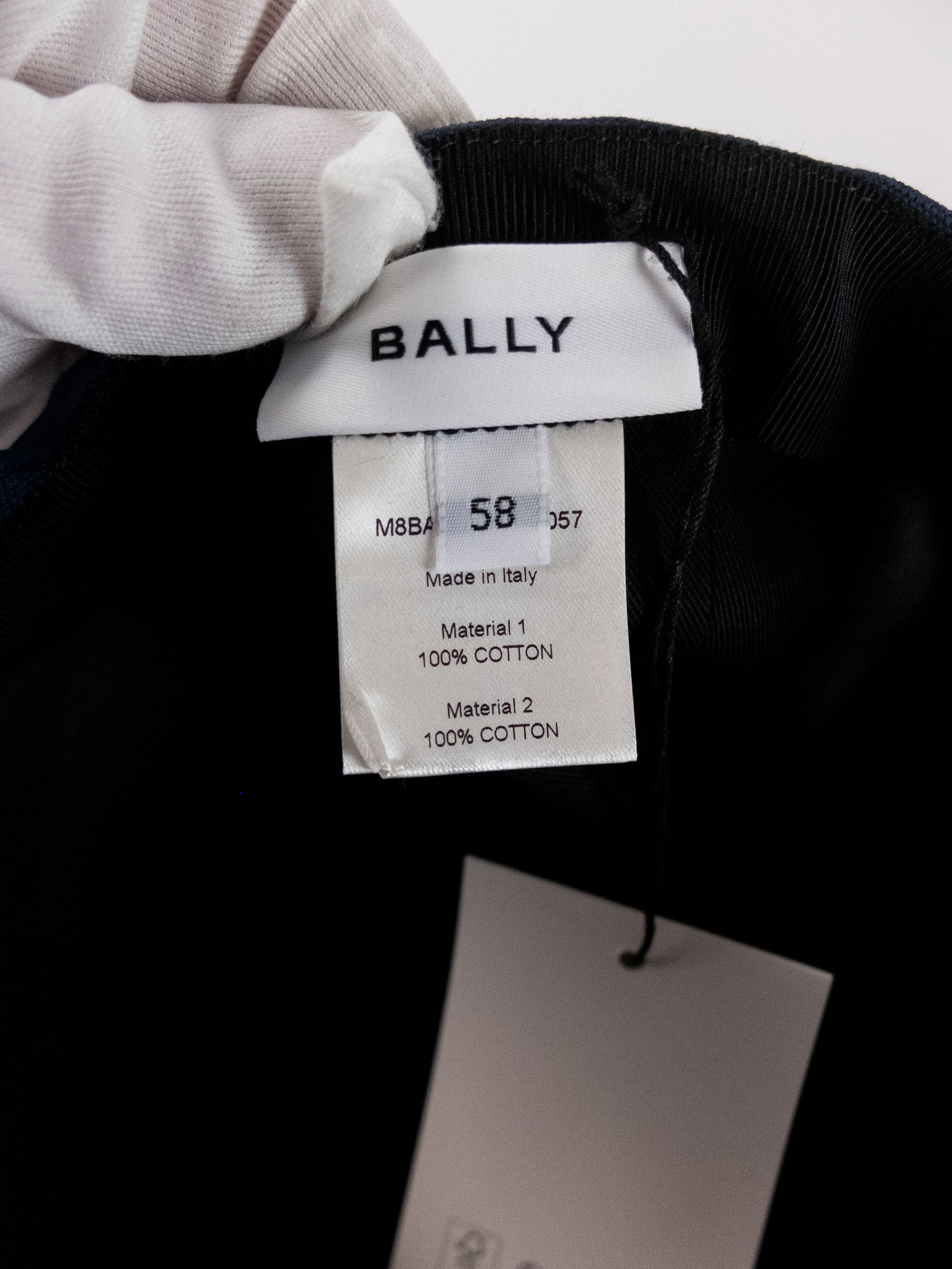Bally BALLY navy blue logo embroidered baseball cap Medium Size ONE SIZE - 7 Thumbnail