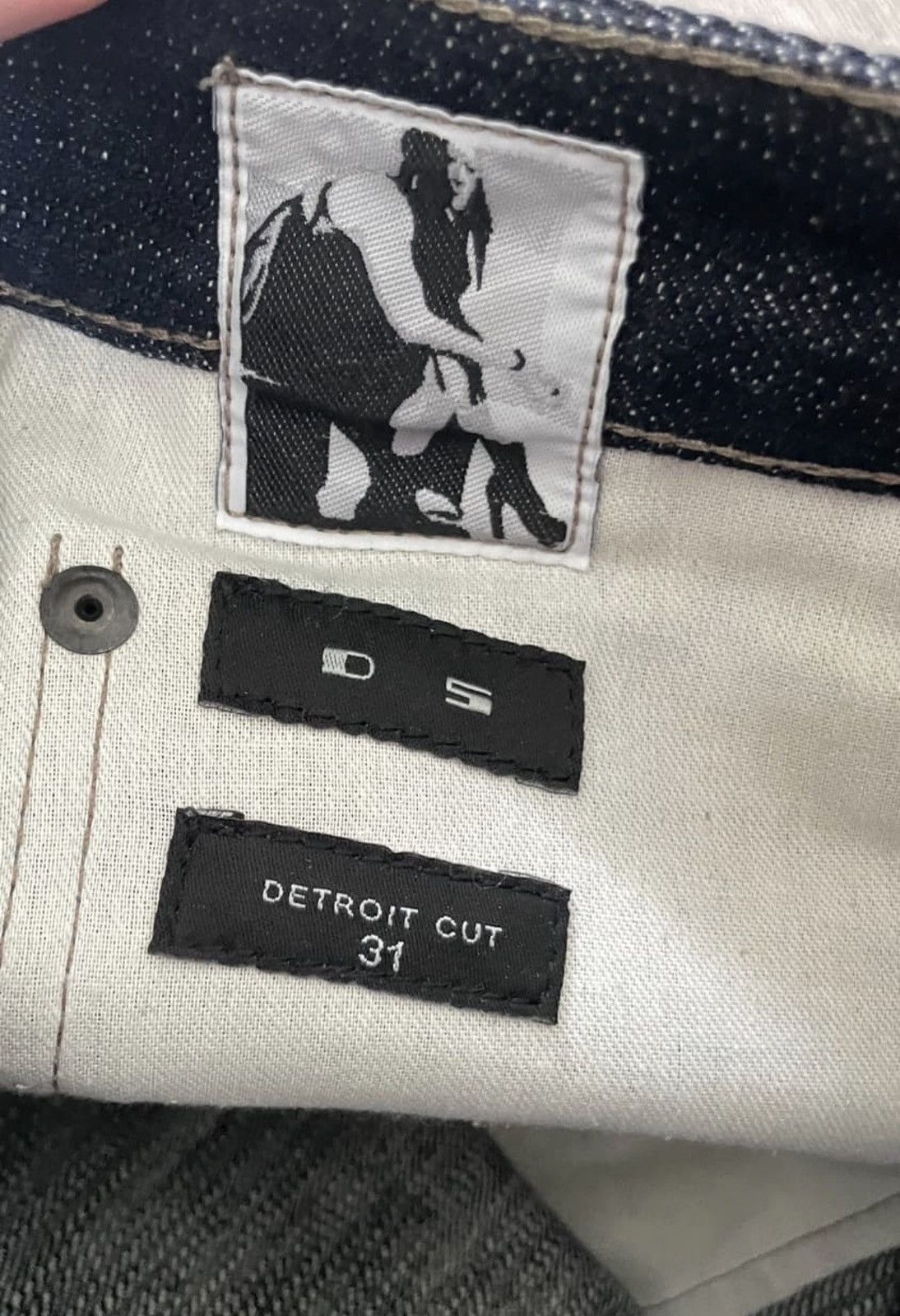 Rick Owens Drkshdw Rick owens deteoit cut raw denim Size US 31 - 4 Thumbnail