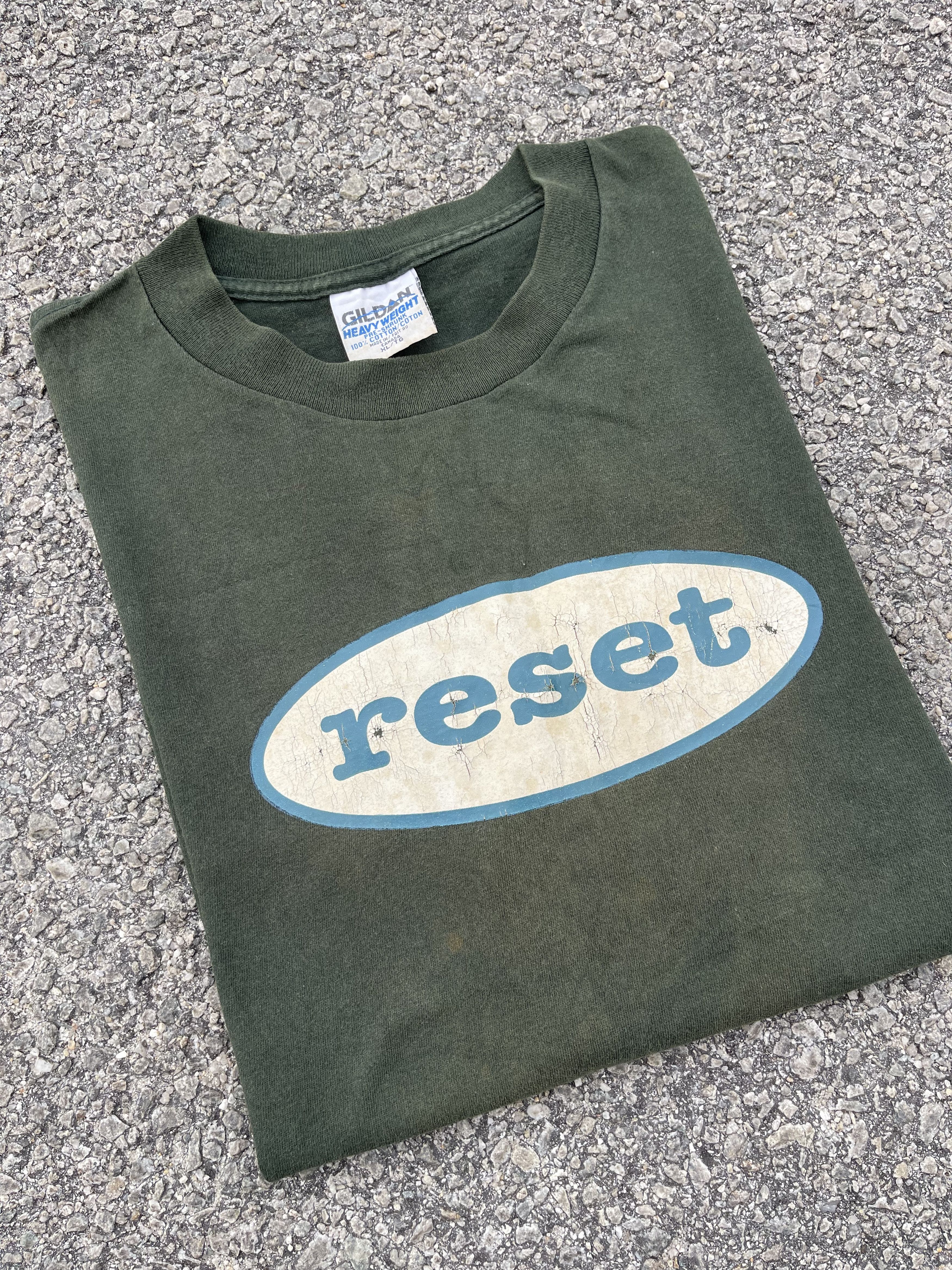 Band Tees × Gildan × Vintage Vintage 90s Reset 2112 Records Canadian Rock Band Tee Size US XL / EU 56 / 4 - 1 Thumbnail