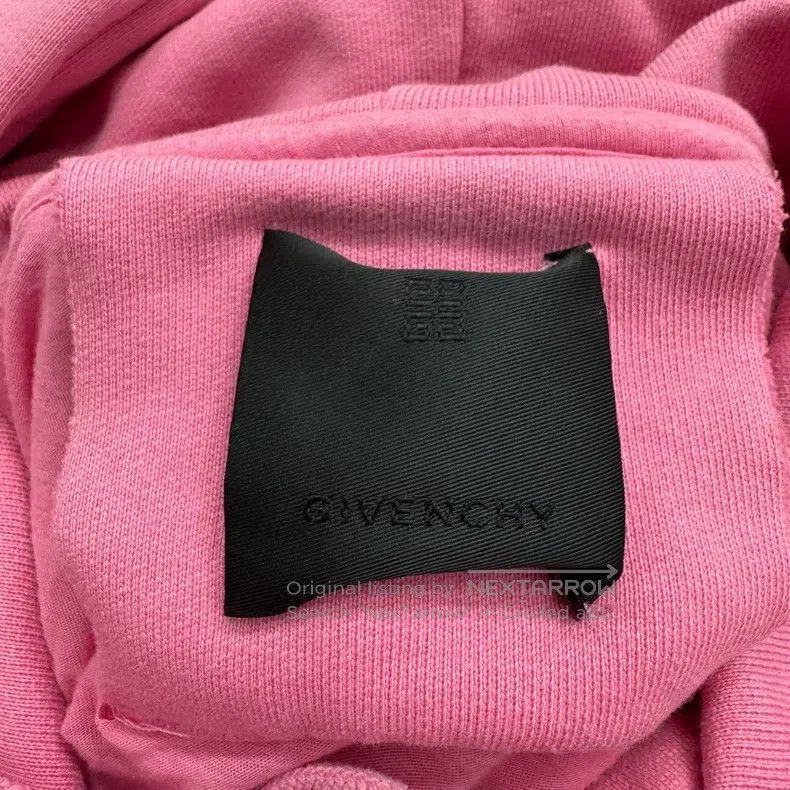 Givenchy Givenchy Pink Ripped Openwork Hoodie Size US XS / EU 42 / 0 - 2 Thumbnail