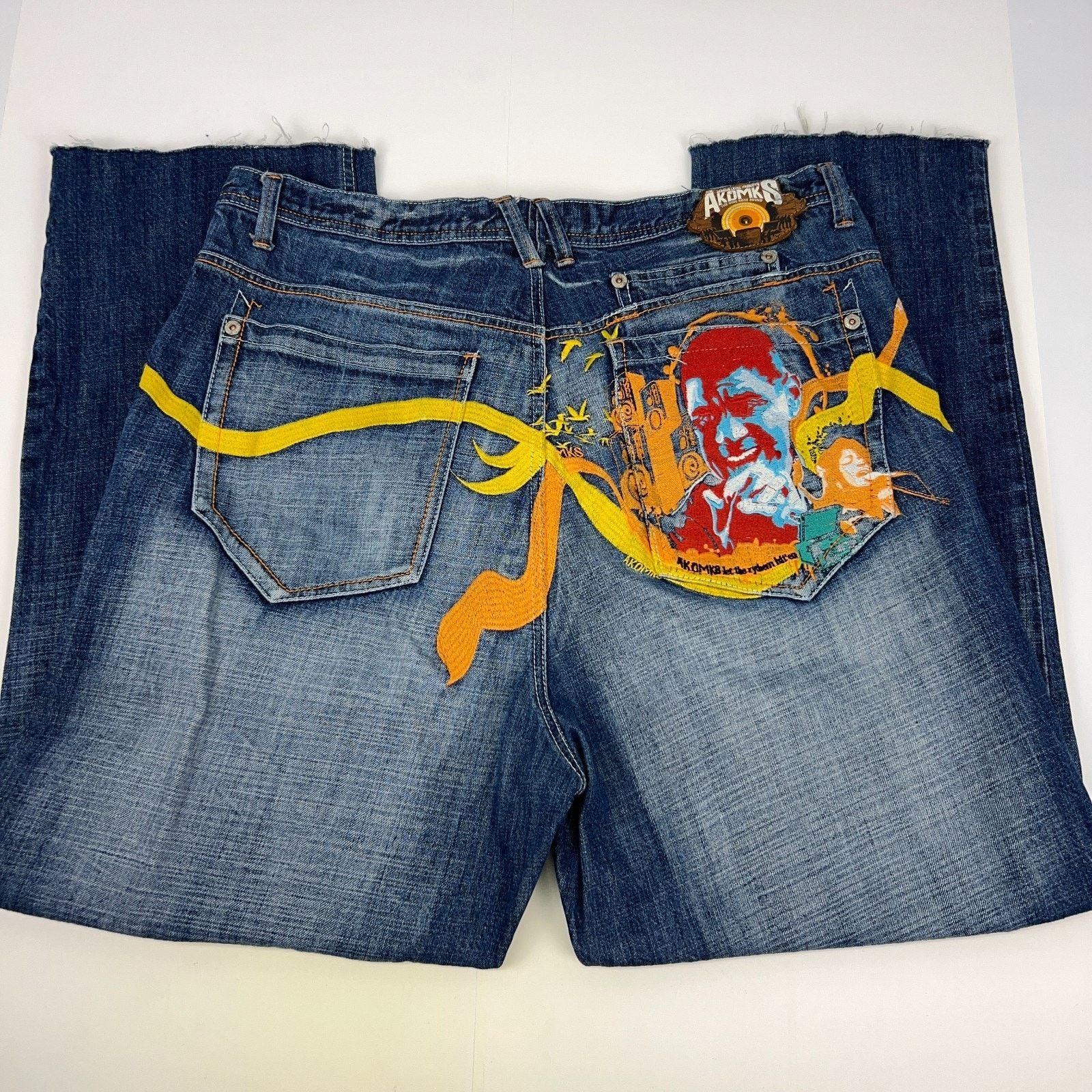 Akademiks Vintage Y2Ks Akademiks Jeans Blue Denim Hip Hop Rap 40 Size US 40 / EU 56 - 1 Thumbnail
