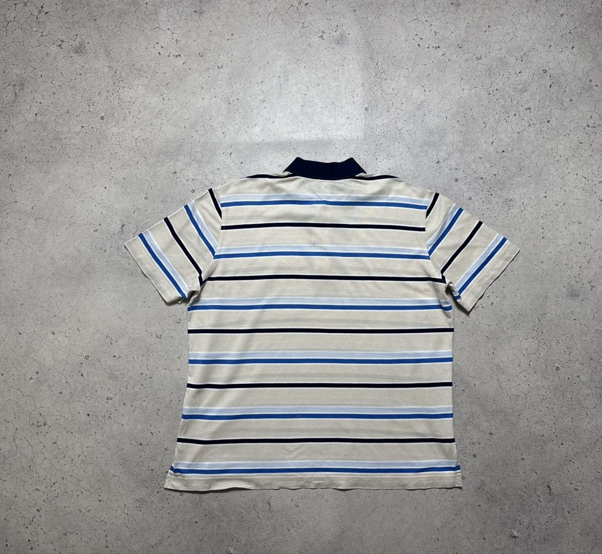Paul & Shark Paul & Shark Yachting Striped Vintage Luxury Polo Shirt Size US L / EU 52-54 / 3 - 9 Thumbnail