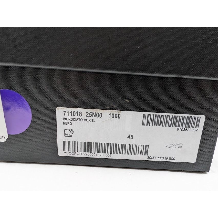 Saint Laurent Paris o1rshd1 Solferino 30 Moc Shoes in Nero Size US 12 / EU 45 - 21 Thumbnail