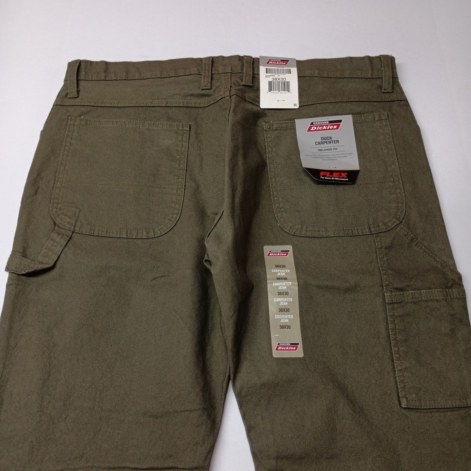 Dickies Dickies Carpenter Pants Mens 38x30 Green Duck Canvas Utility Size US 38 / EU 54 - 8 Thumbnail