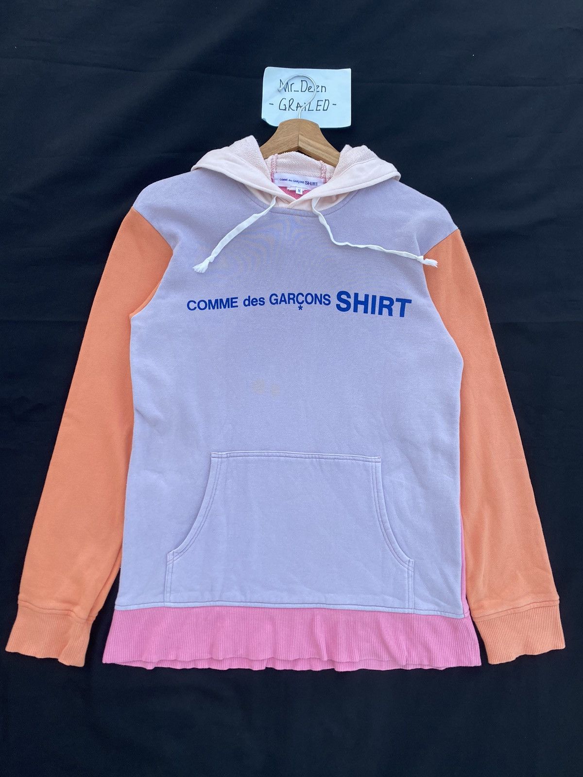 Comme des Garcons Rare Vintage COMME des GARCONS SHIRT Spellout Hoodie Size US M / EU 48-50 / 2 - 11 Thumbnail