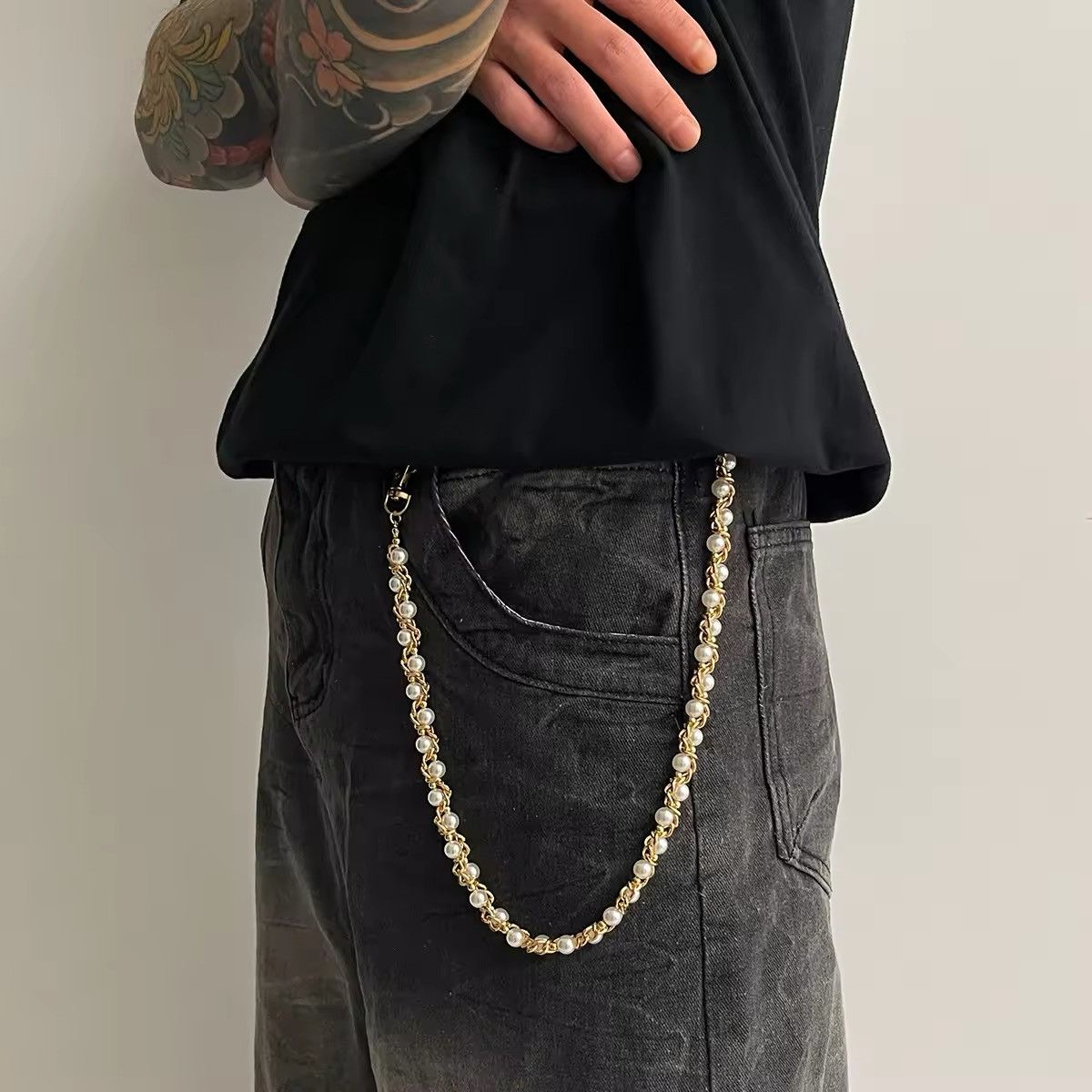 Jewelry Imitation Pearl Wallet chain Size ONE SIZE - 2 Thumbnail