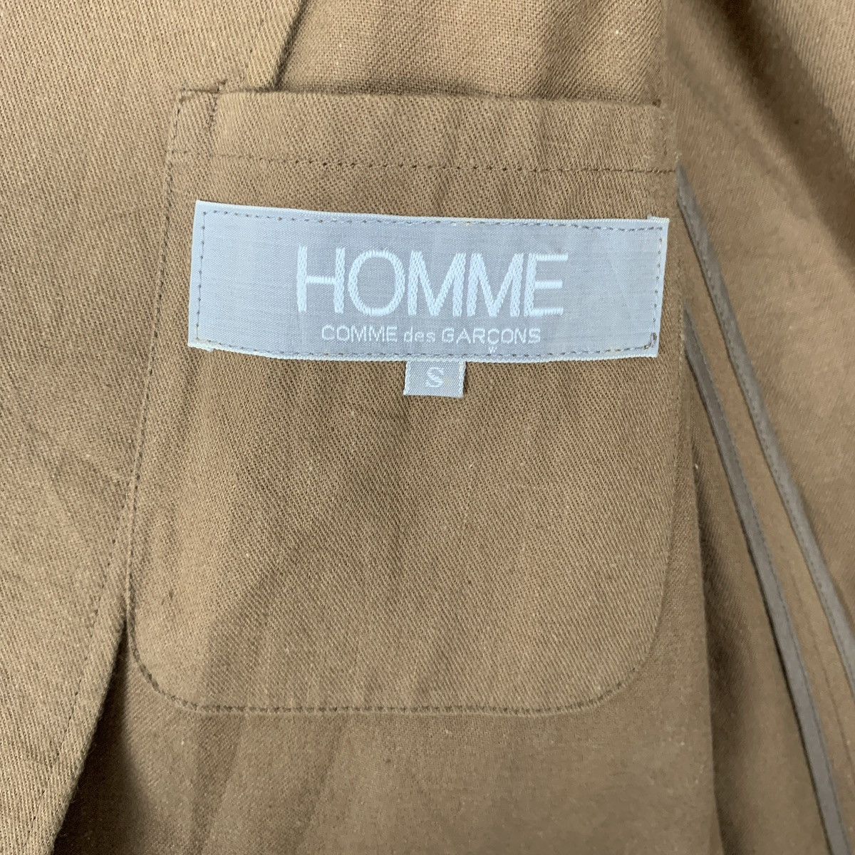 Comme des Garcons Homme Homme CDG Brown Blazer Size Small Size US S / EU 44-46 / 1 - 6 Thumbnail