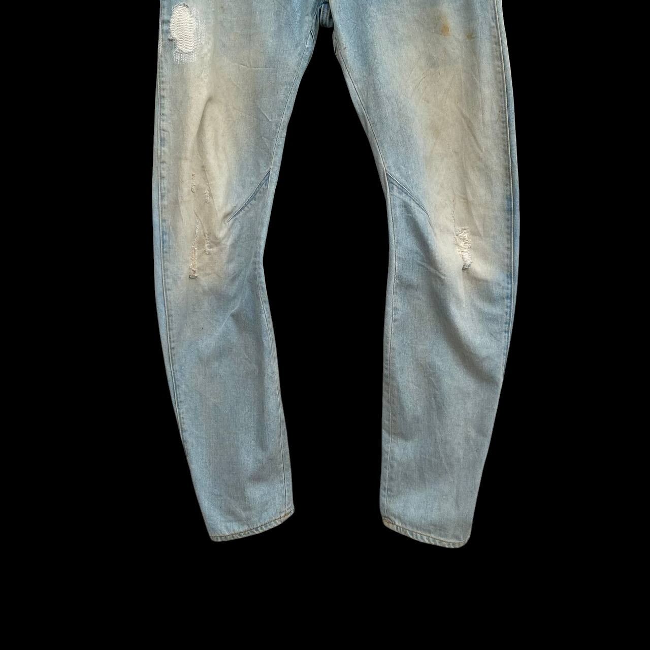 G-Star VTGE GSTAR DISTRESSED JEAN RUSTY WASH ASSYMETRIC LEG SLIMFIT Size US 30 / EU 46 - 2 Thumbnail