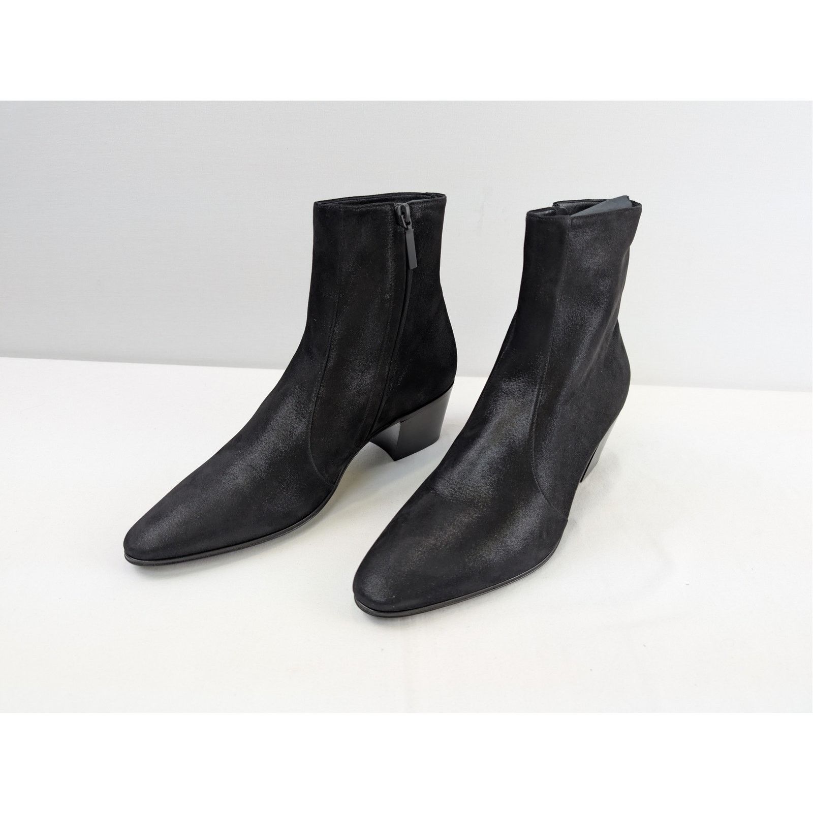 Saint Laurent Paris o1rshd1 Q:2 / Hydra Vassili 60 Zip Boots in Black 42.5 Size US 9.5 / EU 42-43 - 8 Thumbnail