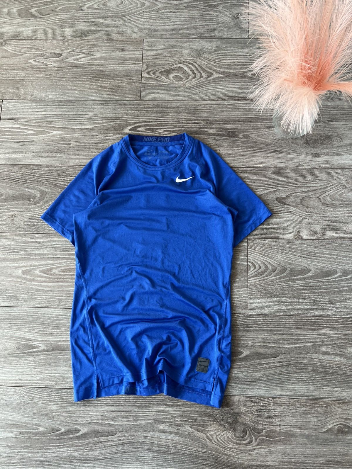 Nike ‼️Nike Pro Combat Logo Dri-Fit Fitted Termo T-Shirt‼️ Size US L / EU 52-54 / 3 - 6 Thumbnail