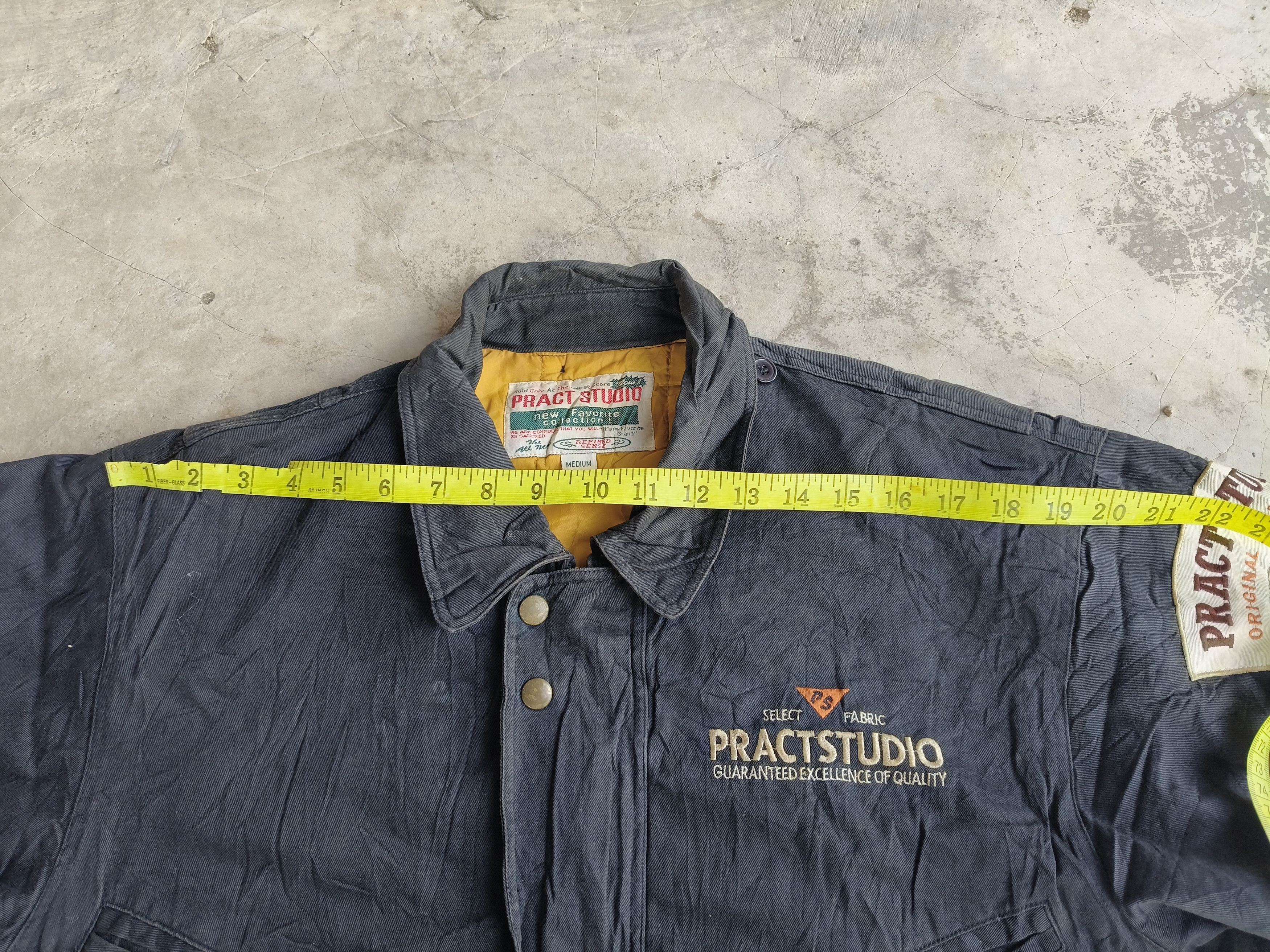 Japanese Brand Vintage PRACT STUDIO Bomber Jacket Style Size US M / EU 48-50 / 2 - 16 Thumbnail
