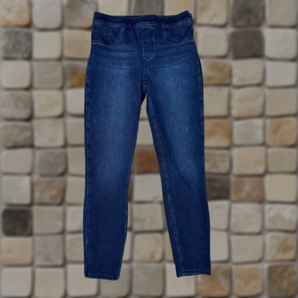 Spanx Spanx Jeggings Womens Medium Dark Wash Denim Pull On Size 32" / US 10 / IT 46 - 1 Thumbnail