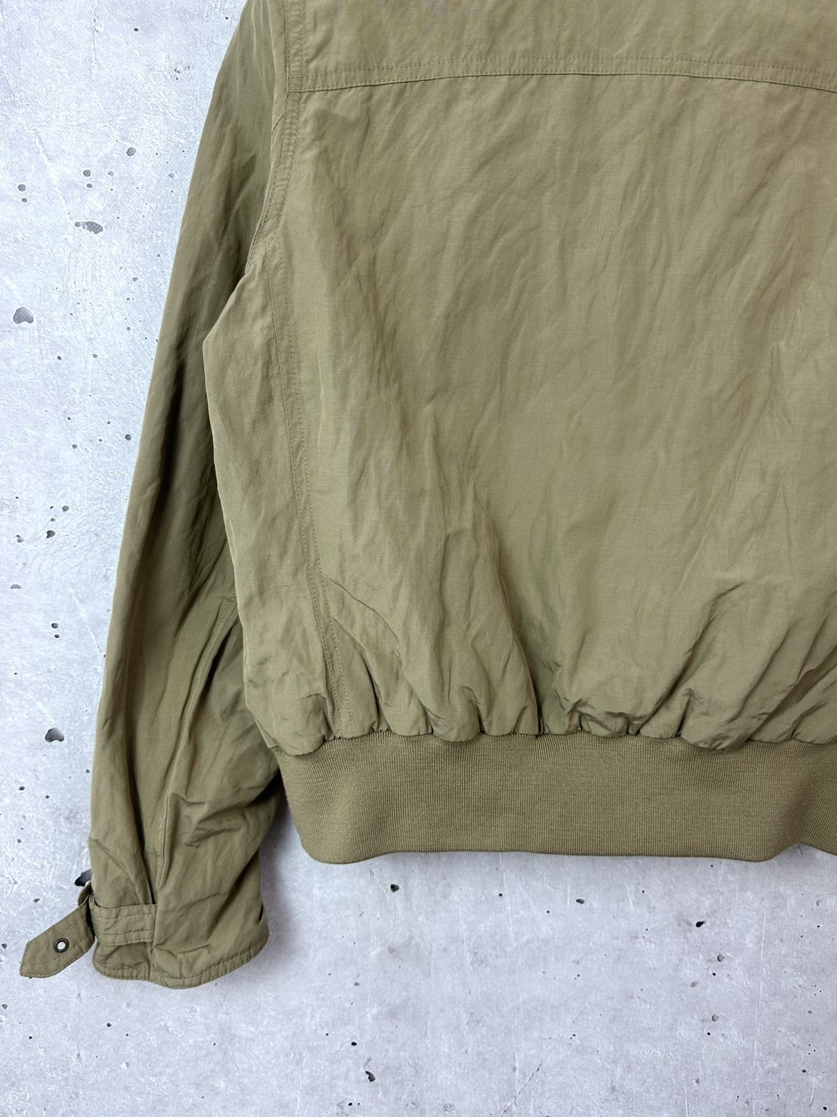 Barbour Barbour 1939 Steel Flyer Beige Women’s Bomber Zip Jacket Size XL / US 12-14 / IT 48-50 - 13 Thumbnail