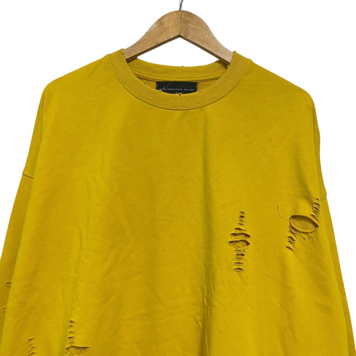 Japanese Brand Neos Addictive Design Oversize Distressed Sweatshirt Size US M / EU 48-50 / 2 - 3 Thumbnail