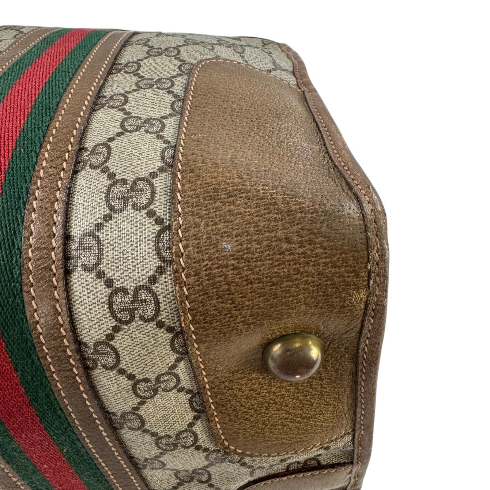 Gucci Gucci Vintage Monogram Sherry Line Travel Bag Size ONE SIZE - 12 Thumbnail