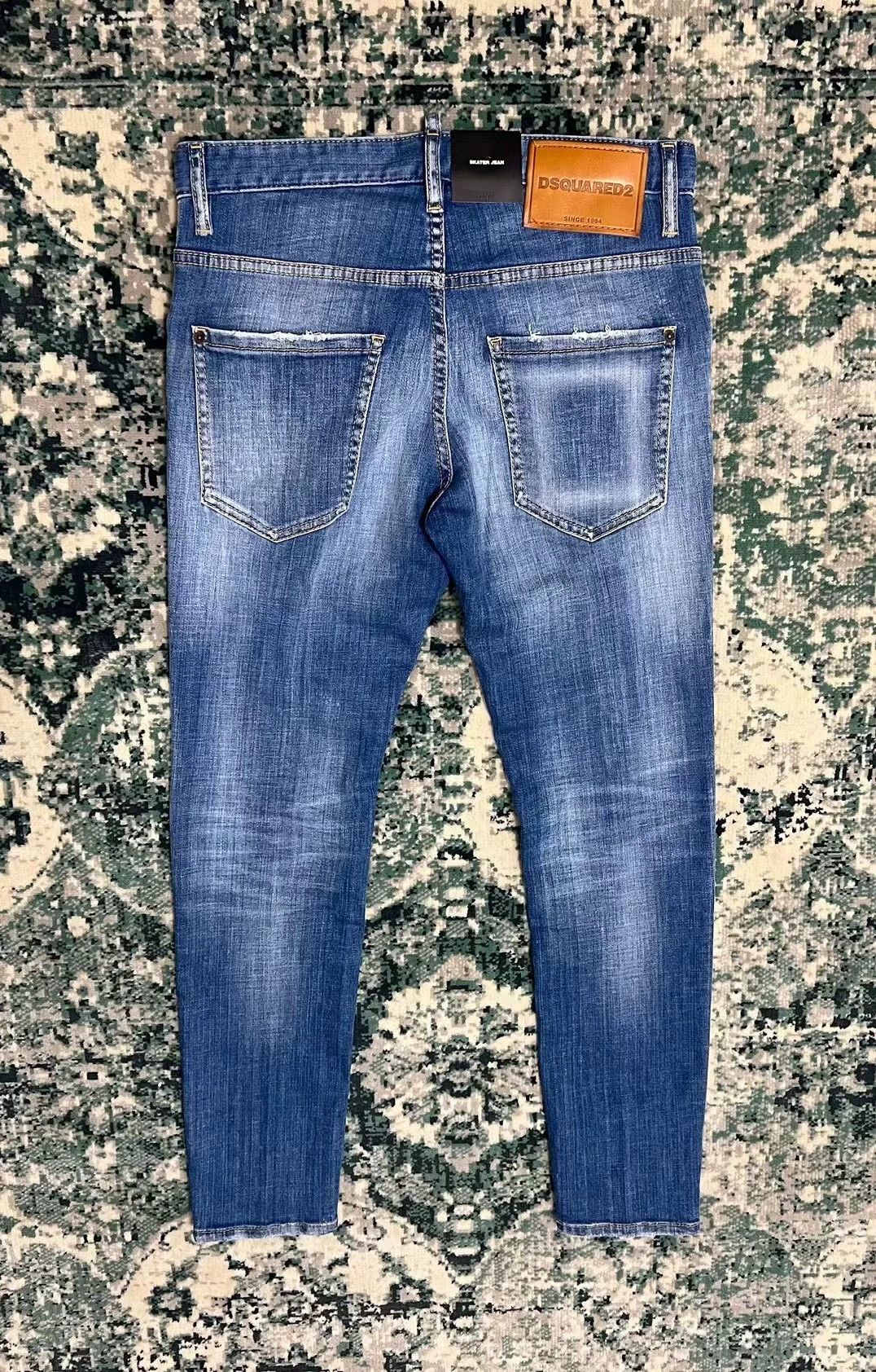 Dsquared2 Dsquared2 Blue Washed SKATER Slim Mid 9-Length Size US 28 / EU 44 - 2 Thumbnail