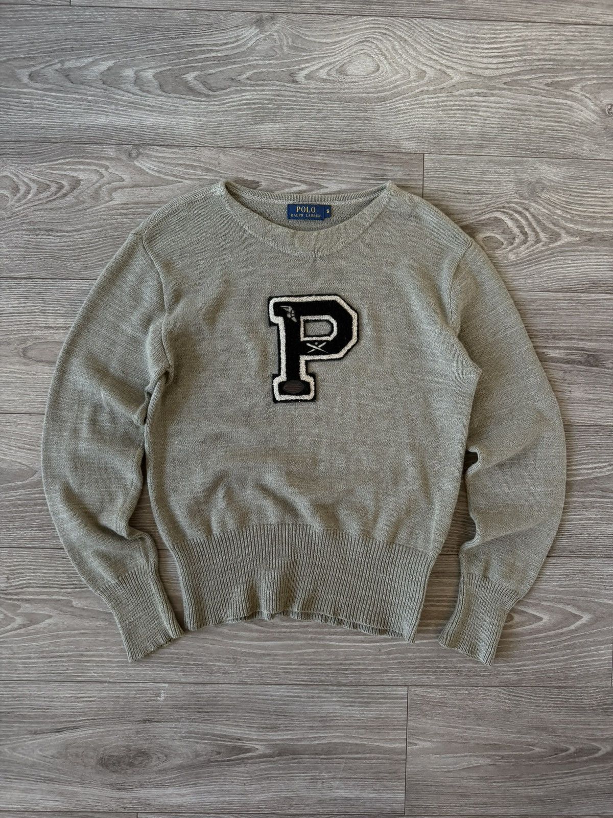 Polo Ralph Lauren Polo Ralph Lauren Grey Luxury Casual Knitted Sweater Size US S / EU 44-46 / 1 - 1 Thumbnail