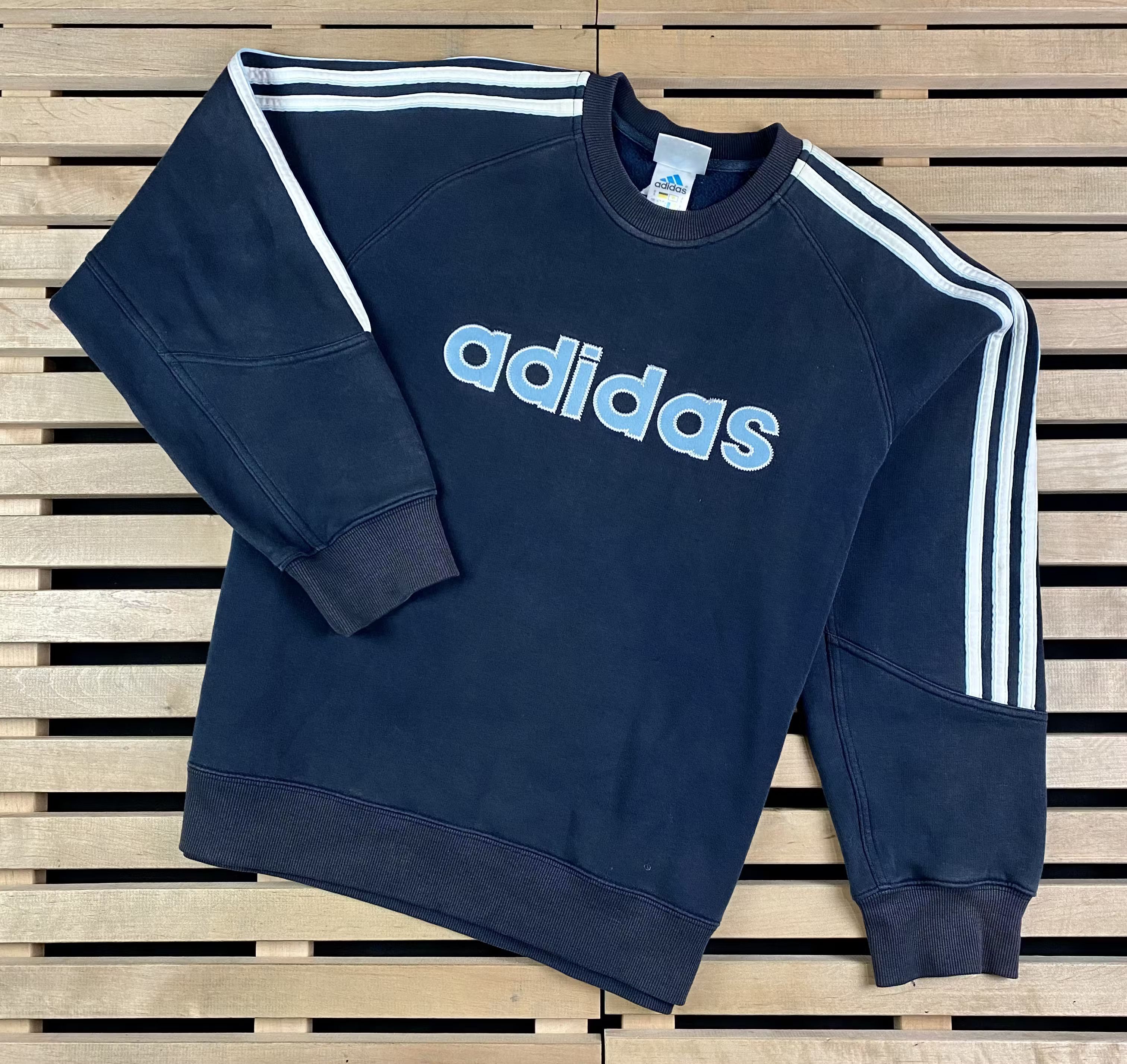Adidas × Vintage Mens Sweatshirt Adidas Vintage Big Logo Size M Size US M / EU 48-50 / 2 - 1 Thumbnail