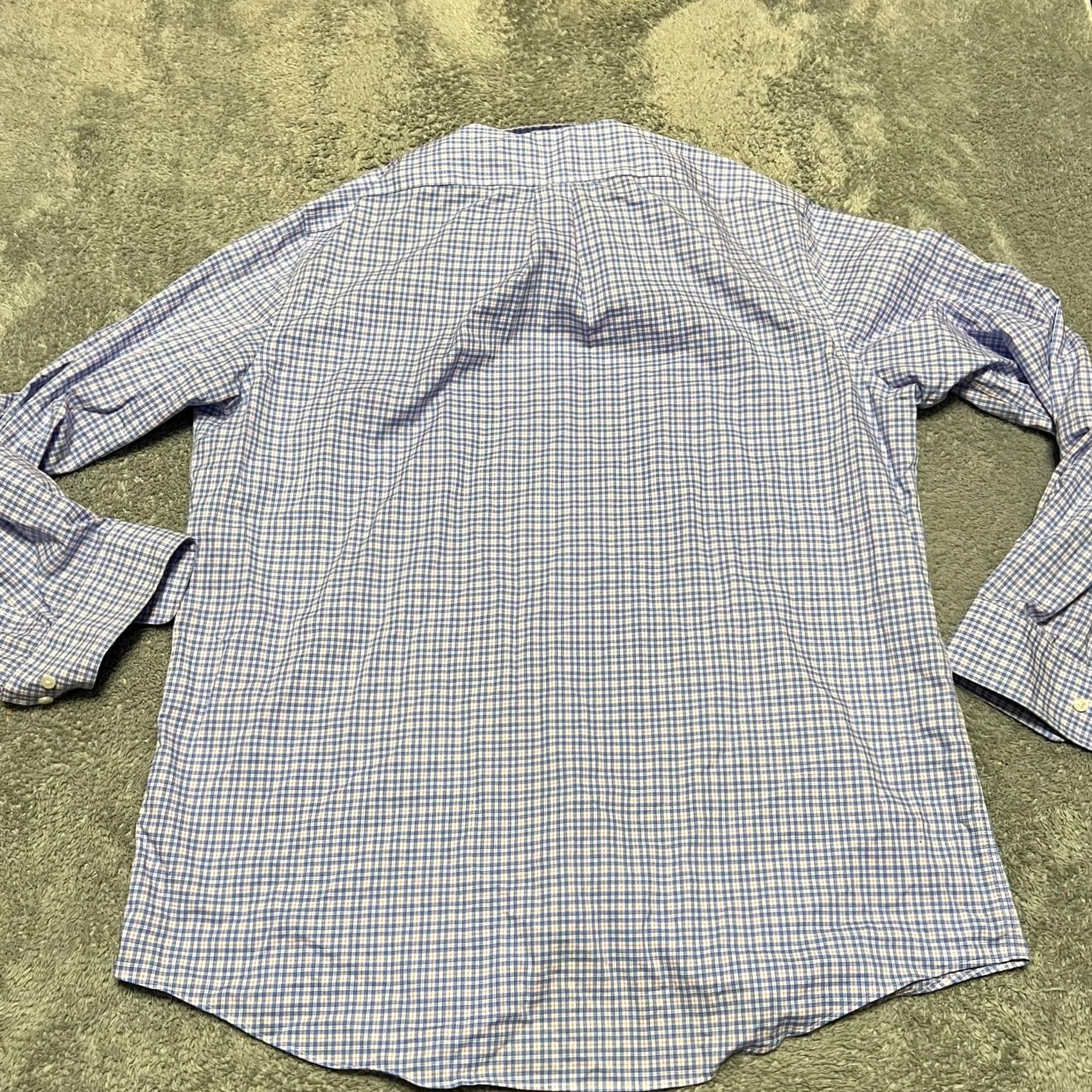 Ralph Lauren Lauren Ralph Lauren Shirt Mens 17.5 36/37 Black Label Plaid Button oeko-tek Blue Regular Long Sleeve Mens Size US XXL / EU 58 / 5 - 4 Thumbnail