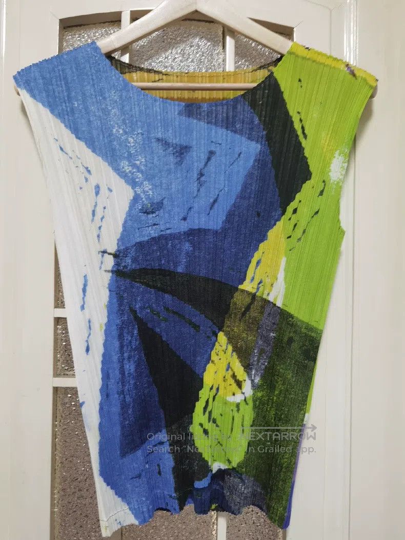 Issey Miyake Issey Miyake Color Block Cardigan Size XL / US 12-14 / IT 48-50 - 5 Thumbnail