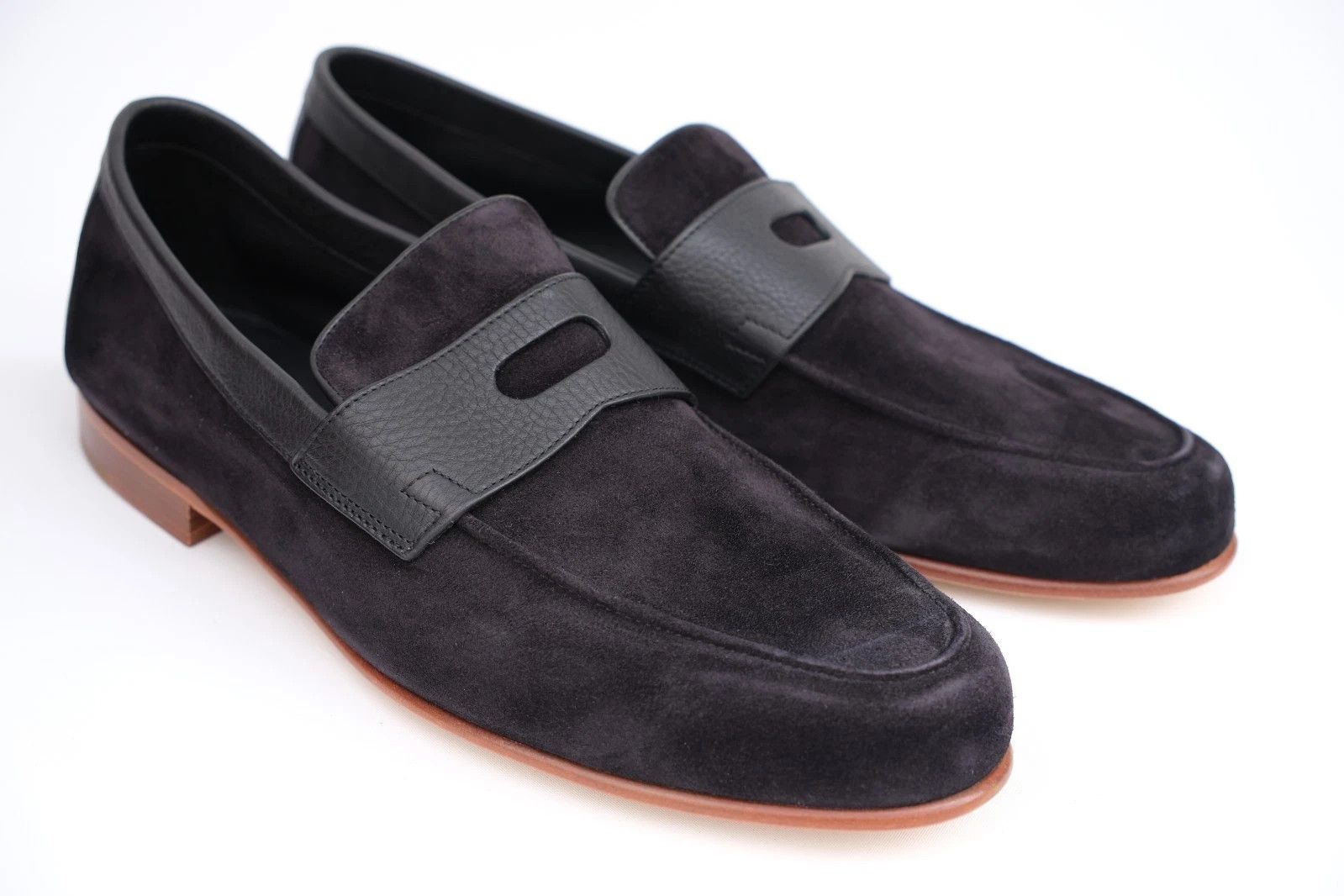 John Lobb New John Lobb Hendra Penny Loafer Shoes Suede 44UK 10 US 11 Size US 11 / EU 44 - 1 Thumbnail