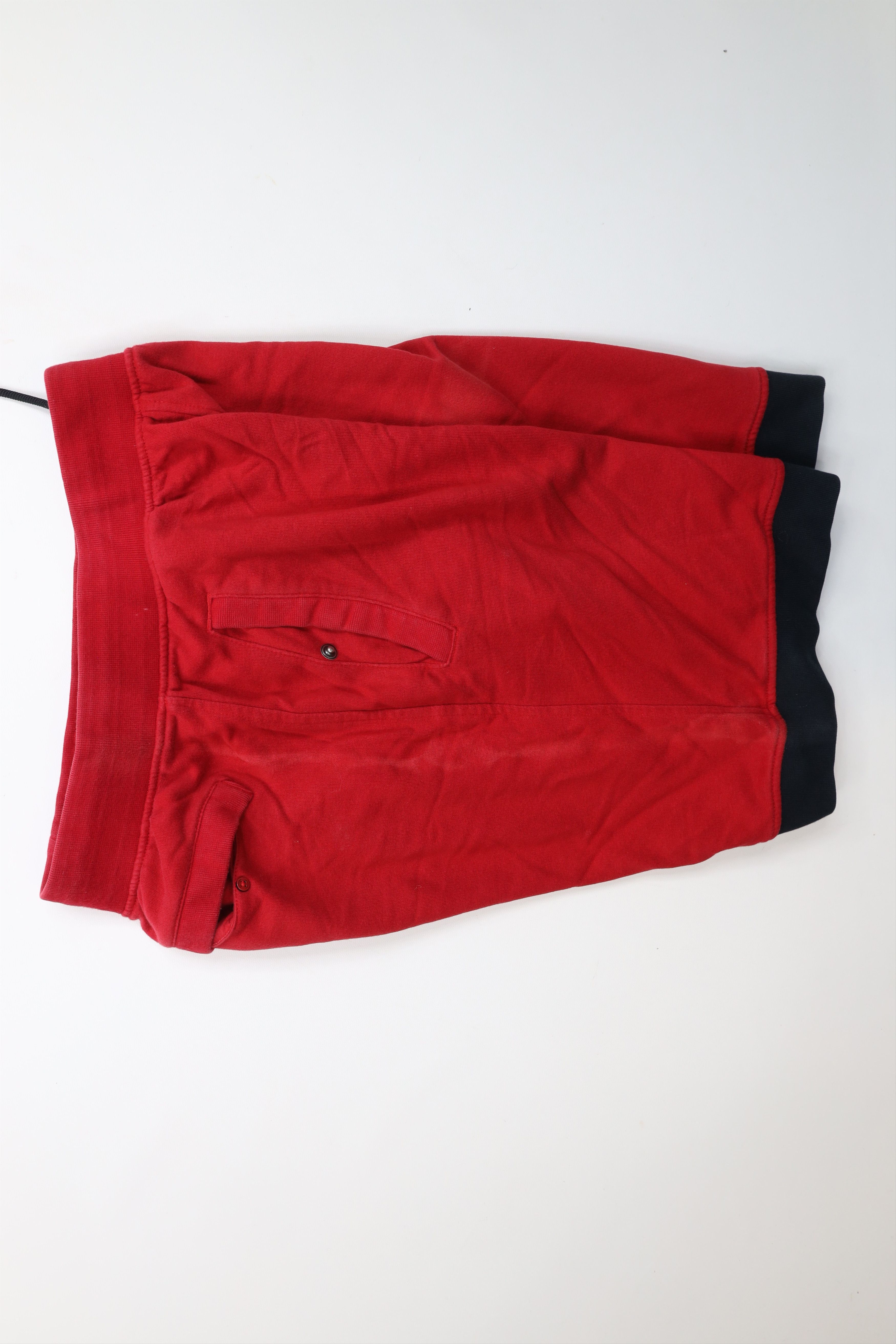 Nike × Vintage Vintage Nike Air Jordan French Terry Sweatpants Shorts Red Size US 32 / EU 48 - 13 Thumbnail