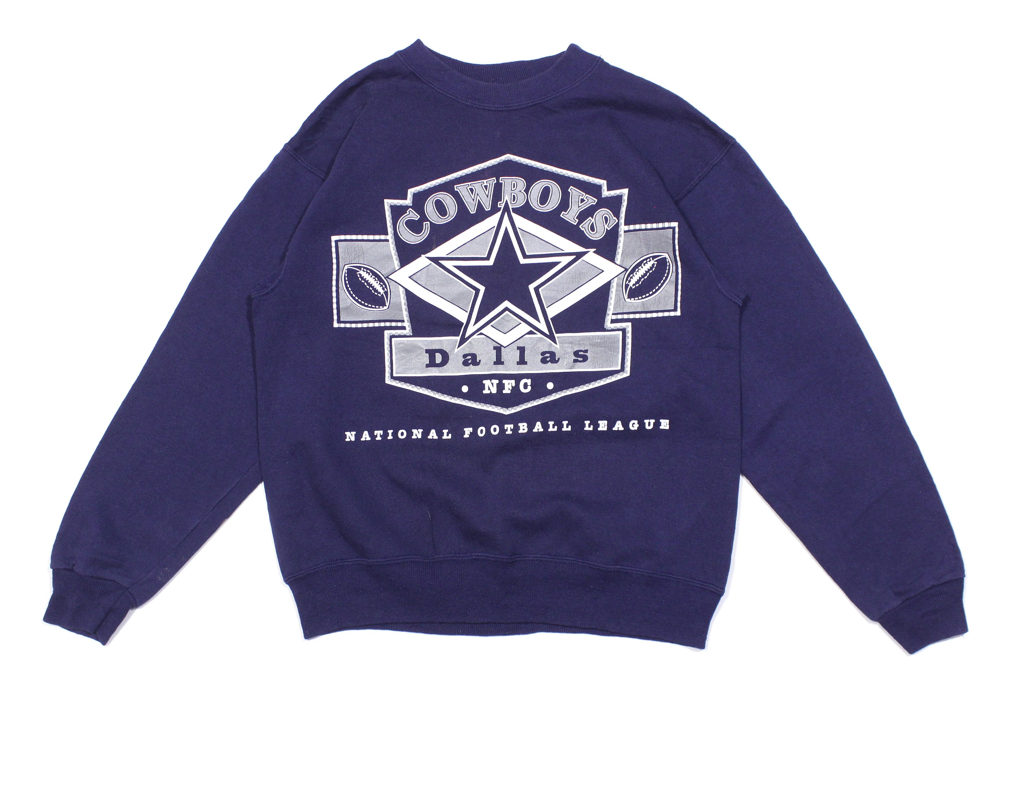 NFL Vintage 90S Dallas Cowboys Big Logo Sweatshirt Grailed