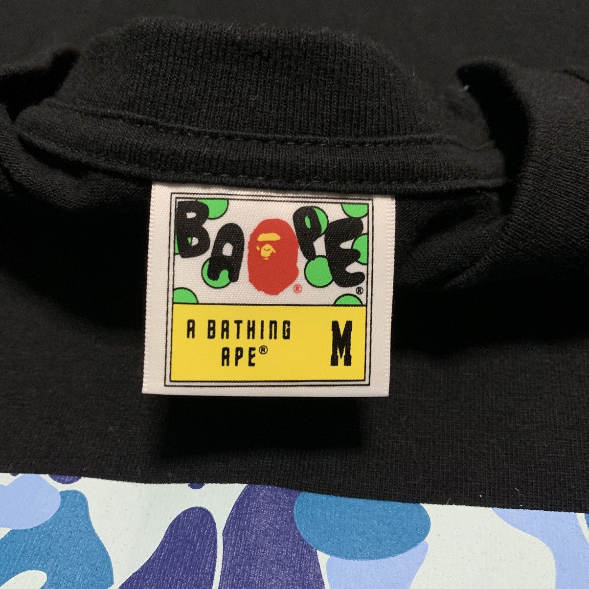 Bape Bape Medium Anti Social Club Blue ABC Camo Black Tee Bathing Size US M / EU 48-50 / 2 - 8 Thumbnail