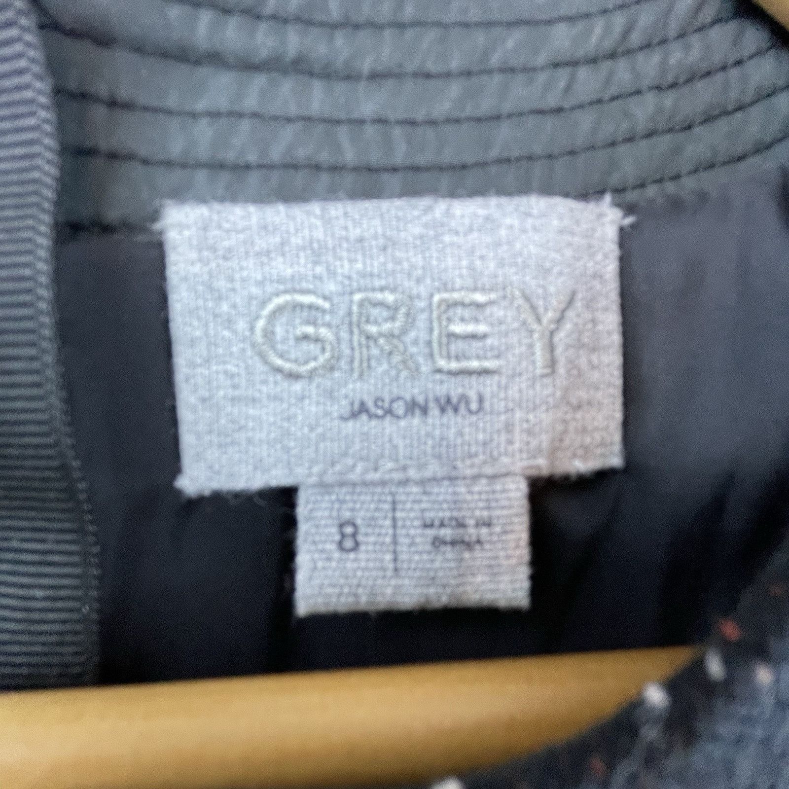 Jason Wu Grey Jason Wu Dress 8 Knit Heavy Tweed Career Professional Size M / US 6-8 / IT 42-44 - 3 Thumbnail