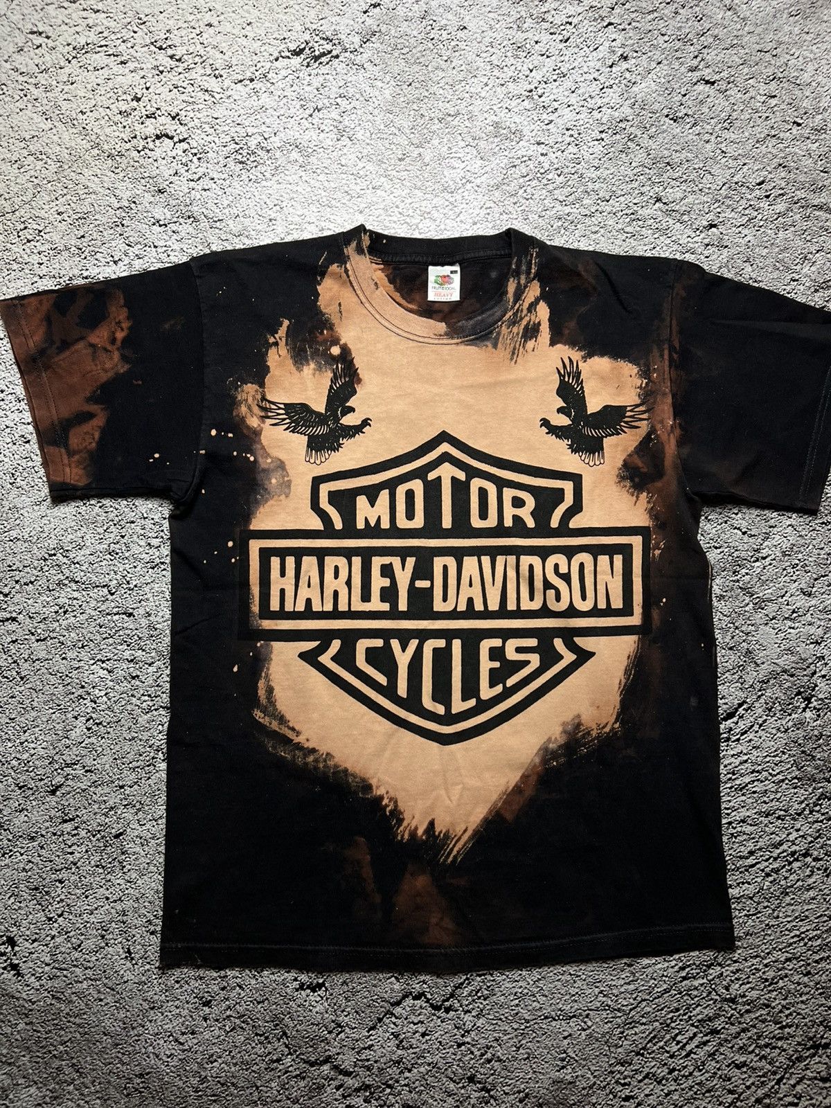 Harley Davidson Harley Davidson dyed fruit of the loom heavy cotton Y2K tee Size US L / EU 52-54 / 3 - 1 Thumbnail