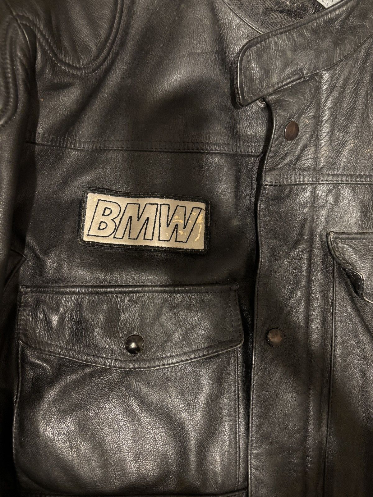 BMW Vintage BMW Motorrad Leather Jacket Dainese XL Size US XL / EU 56 / 4 - 2 Thumbnail