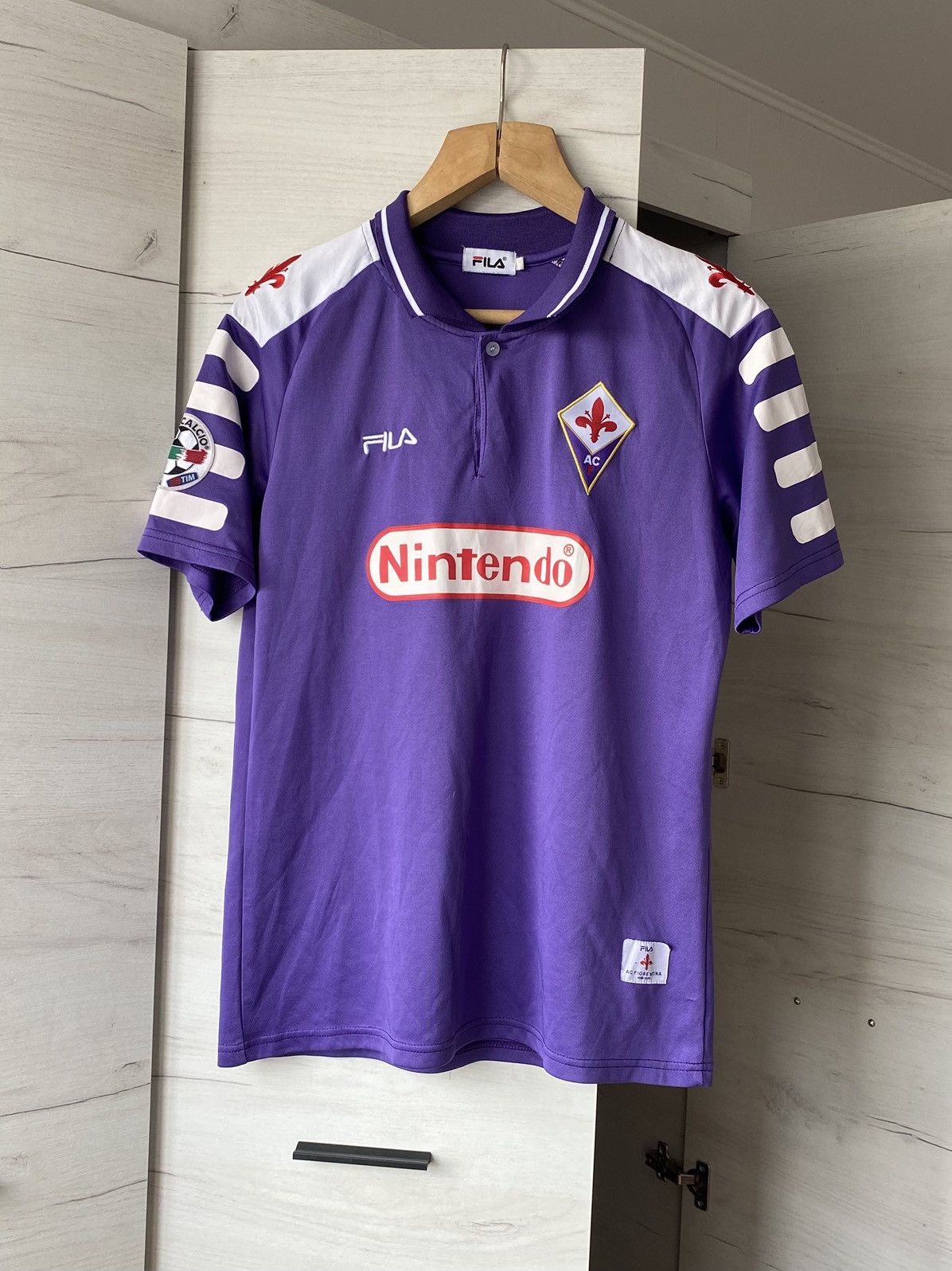 98-99 ACフィオレンティーナ FILA イタリア製 検/ 任天堂 Y2K