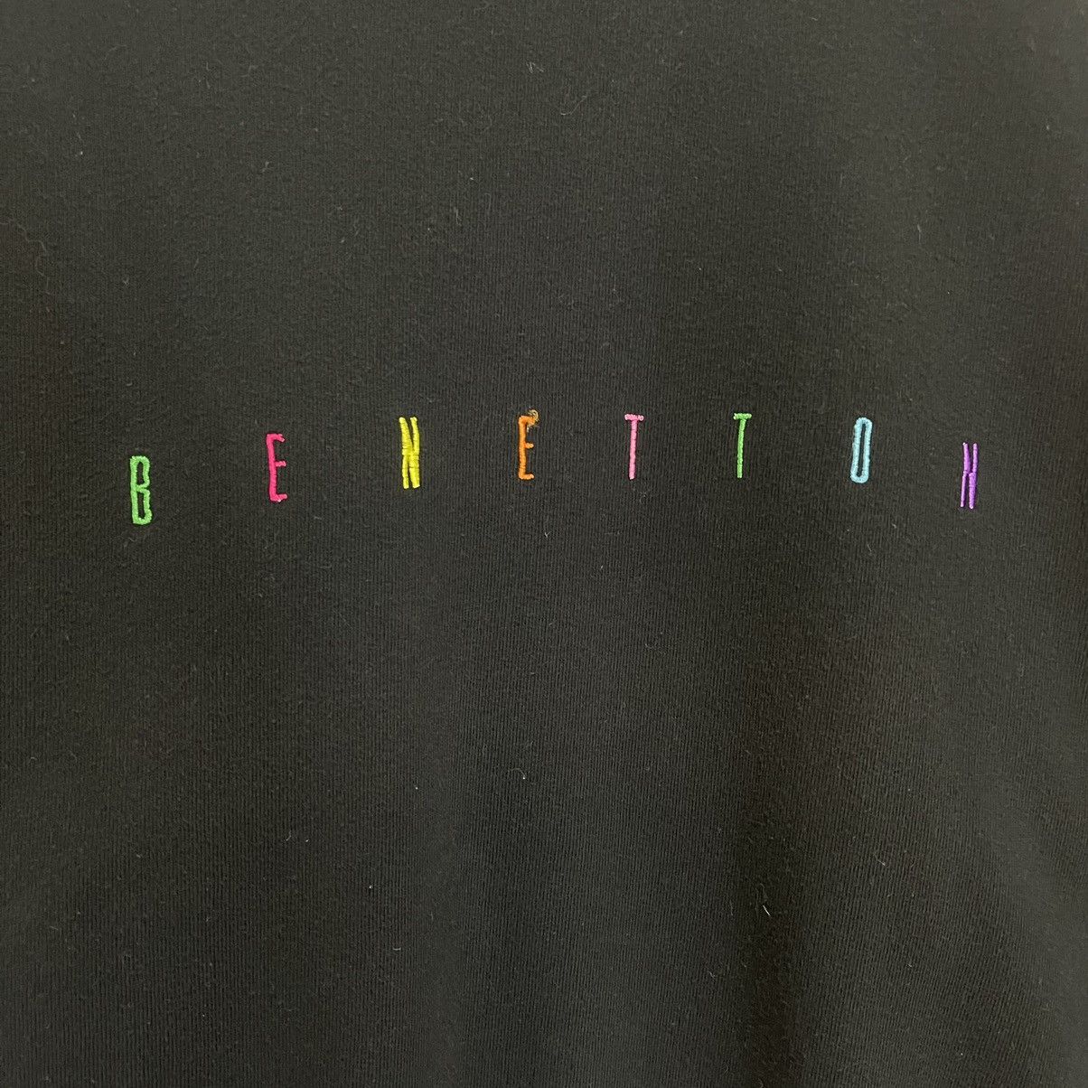 Benetton Vintage 90s Benetton Big Logo Crewneck Sweatshirt Size US M / EU 48-50 / 2 - 5 Thumbnail