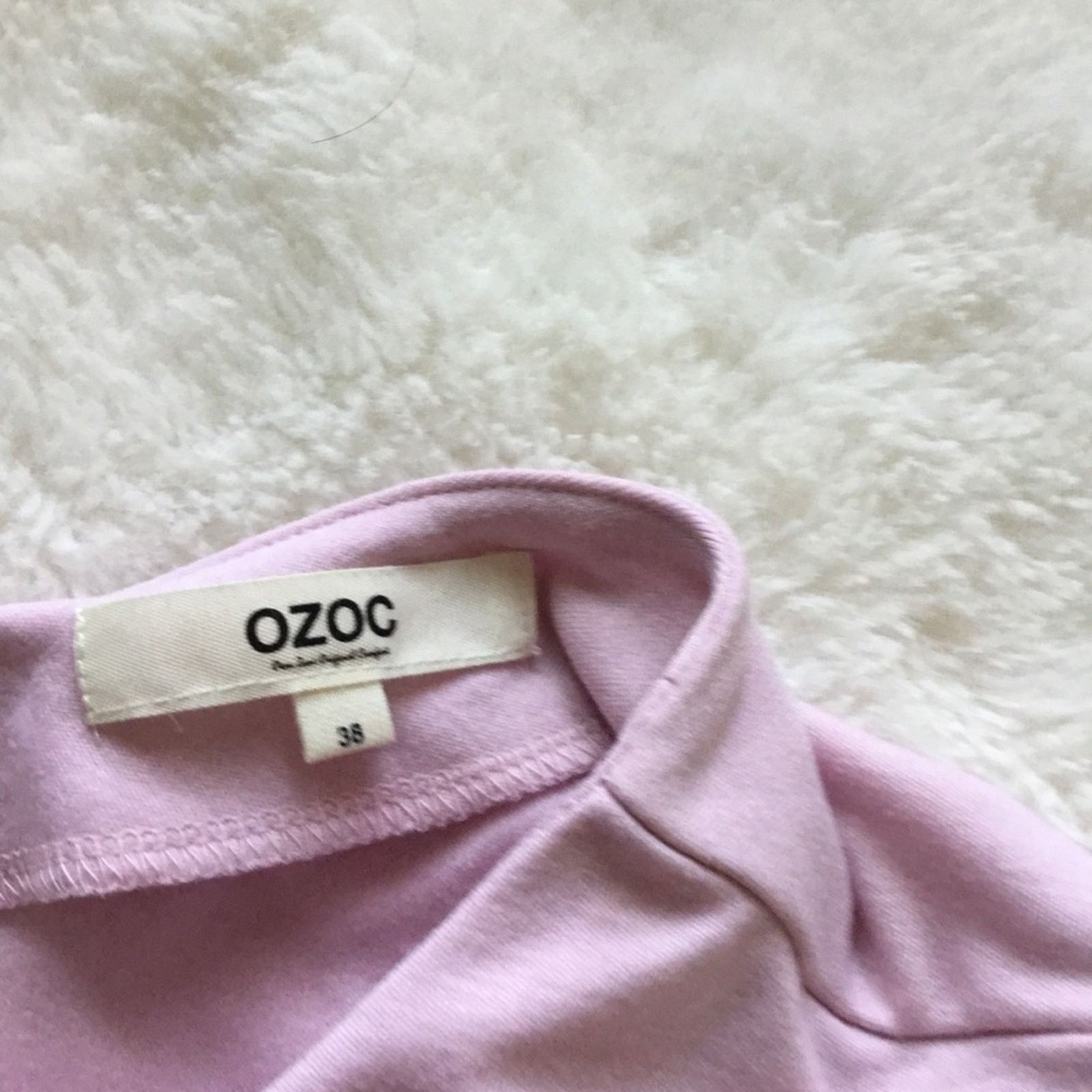 Other Ozoc Pink Long-Sleeve Twist-Back Top Size M / US 6-8 / IT 42-44 - 10 Thumbnail
