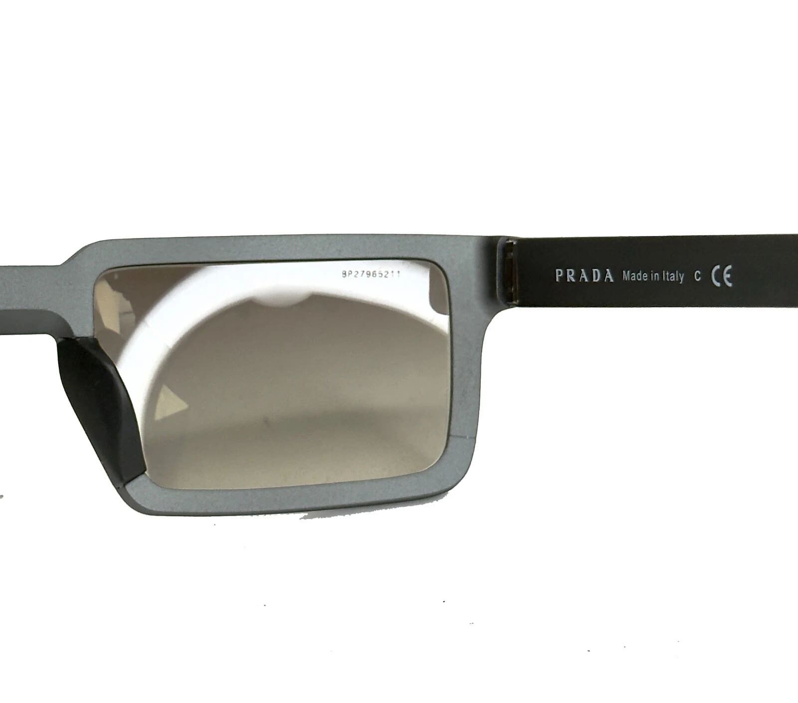 Prada PRADA 50S TECHNIQUE Square Graphite Sunglasses PR50SS Size ONE SIZE - 6 Thumbnail