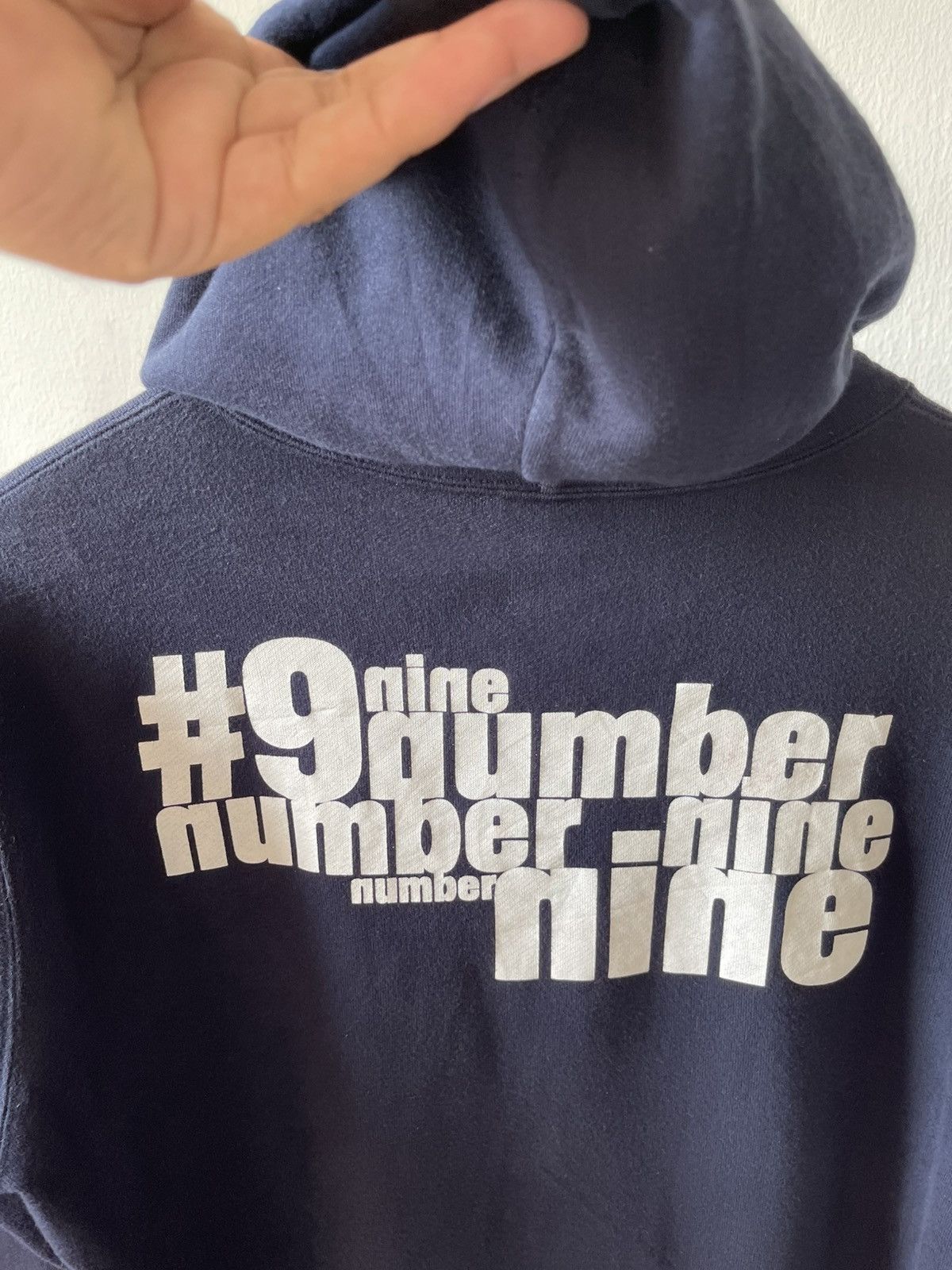 Number (N)ine Number Nine Spell Out Hoodie Size US M / EU 48-50 / 2 - 6 Thumbnail
