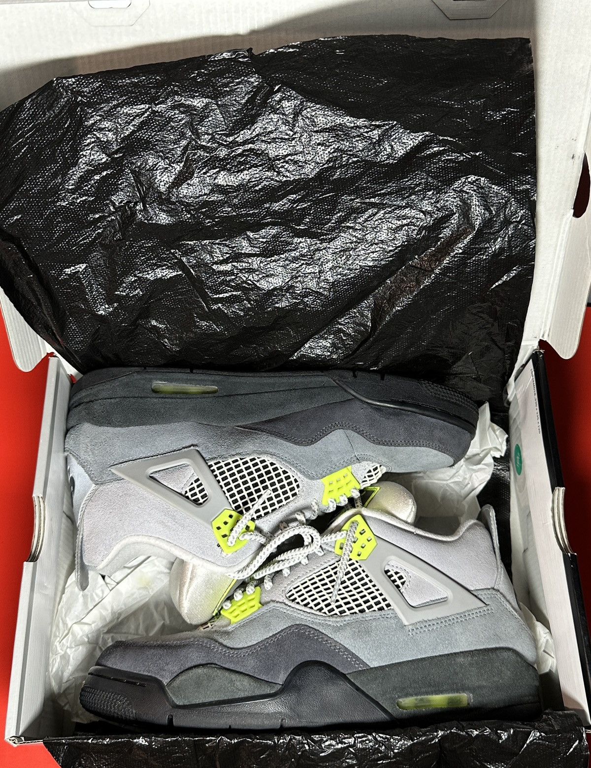 Jordan Brand Size 9 - Jordan 4 Retro SE Mid Neon 95 Size US 9 / EU 42 - 8 Thumbnail