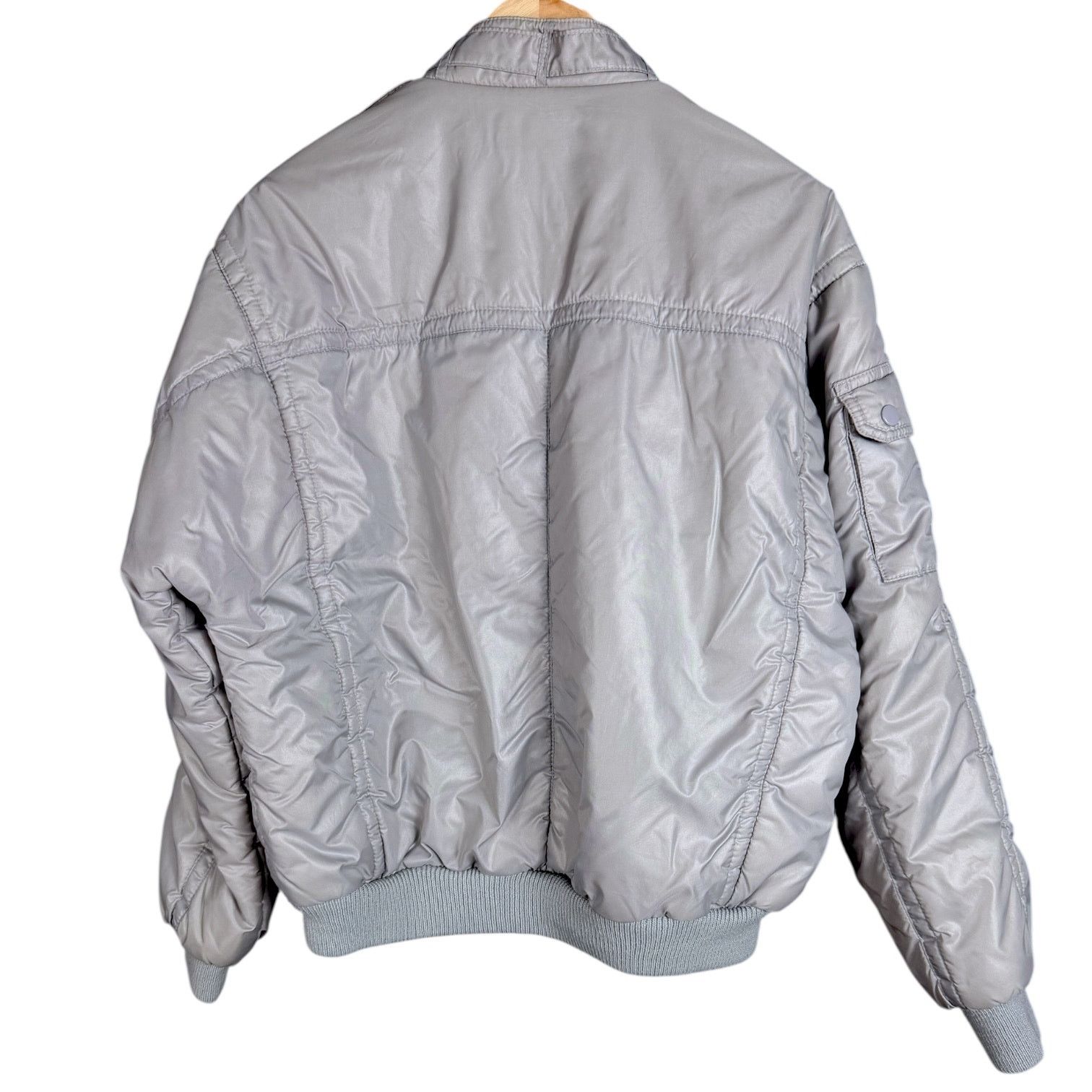 Gildan Vtg 80s Beatrice Racing Upstream Nylon Bomber Jacket - M Size US M / EU 48-50 / 2 - 2 Thumbnail