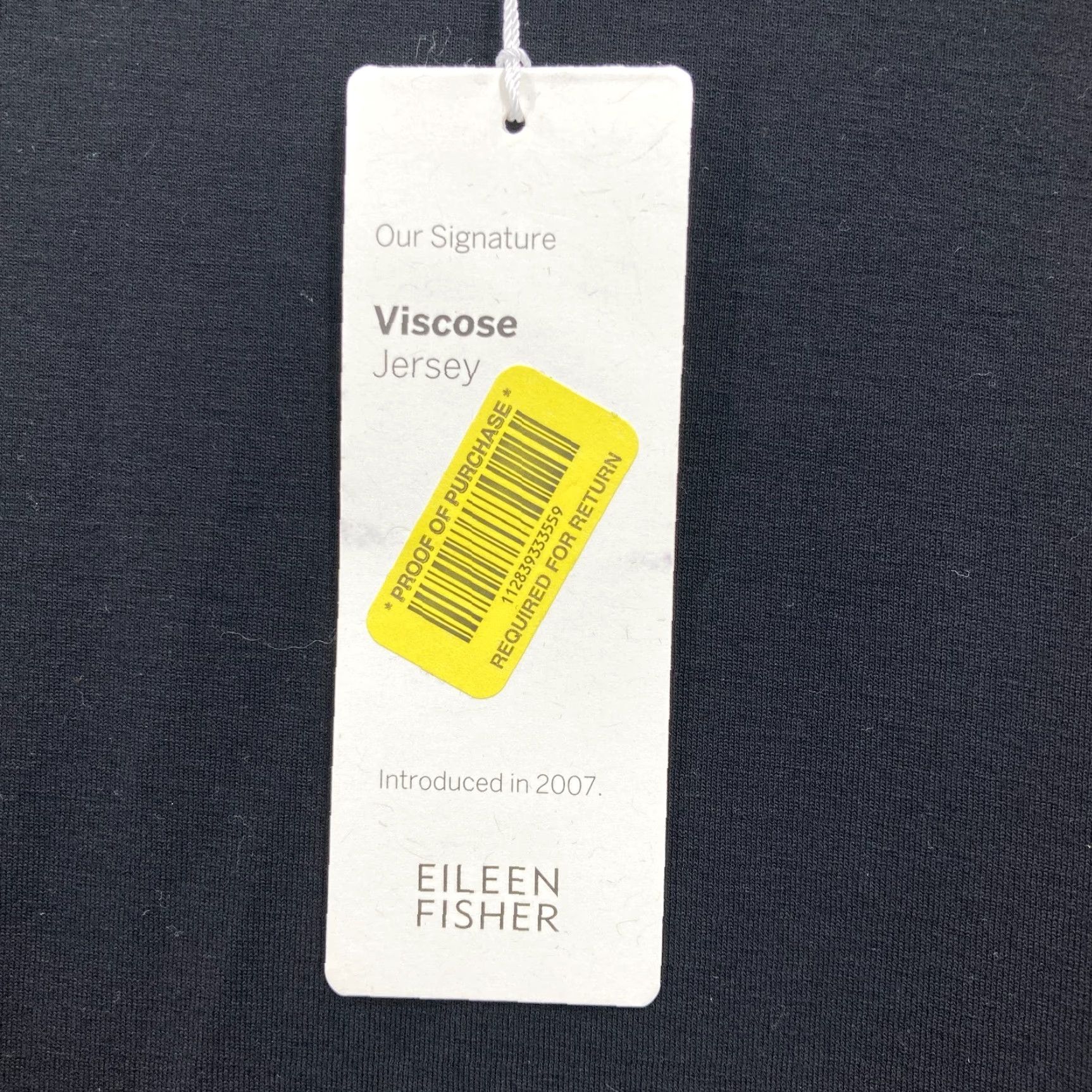 Eileen Fisher Eileen Fisher Viscose Jersey Knit Dress Women's Medium Black Stretch Mock Neck Dress Size M / US 6-8 / IT 42-44 - 4 Thumbnail