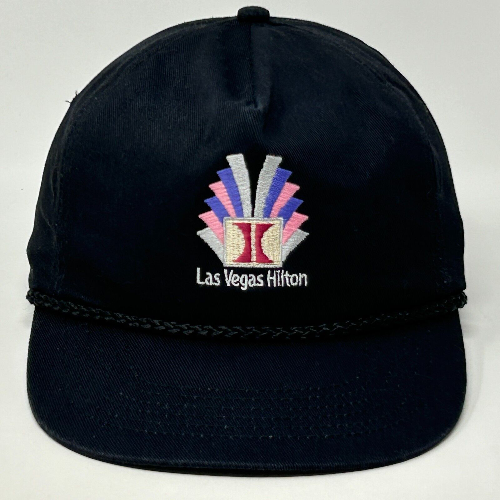 Vintage Vintage 90s Las Vegas Hilton Hat Cap Casino Rope Corded Size ONE SIZE - 9 Thumbnail